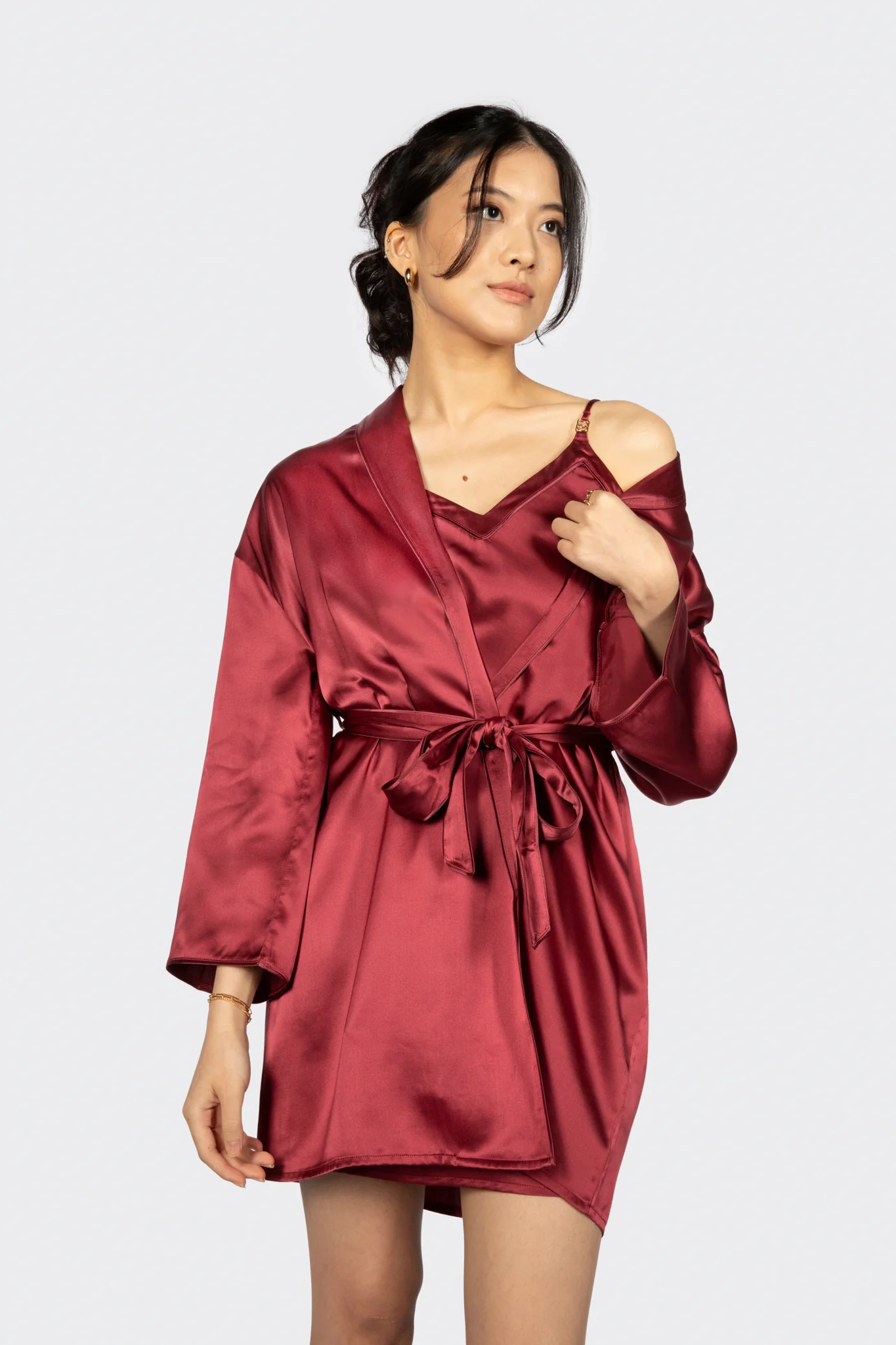 Alba Washable Silk Dressing Robe - Image 5