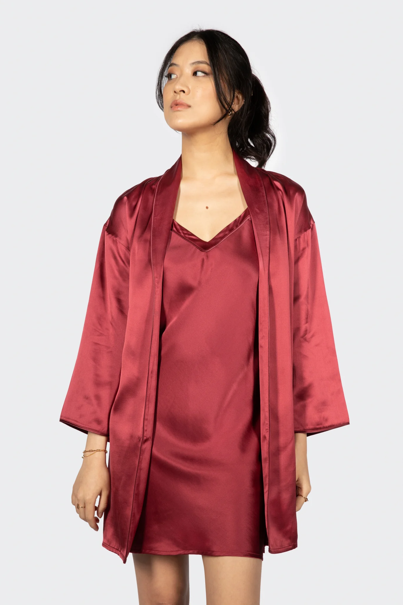 Alba Washable Silk Dressing Robe - Image 6