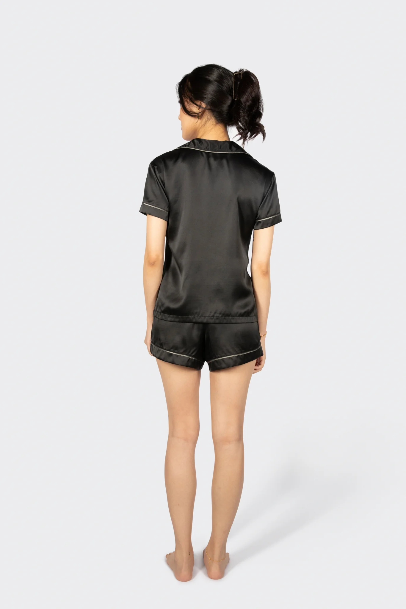 Alba Washable Silk Pyjama Shorts - Image 10