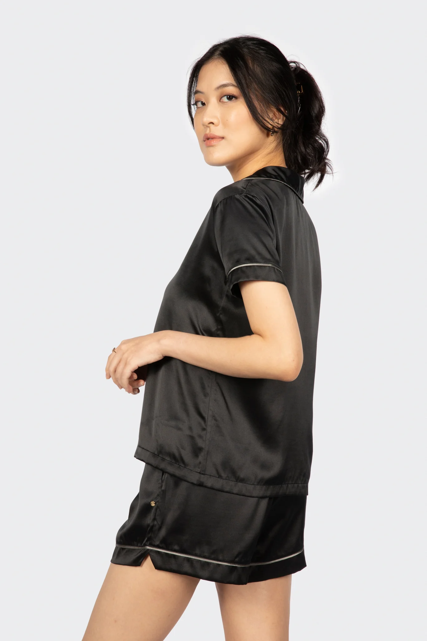 Alba Washable Silk Pyjama Shorts - Image 11