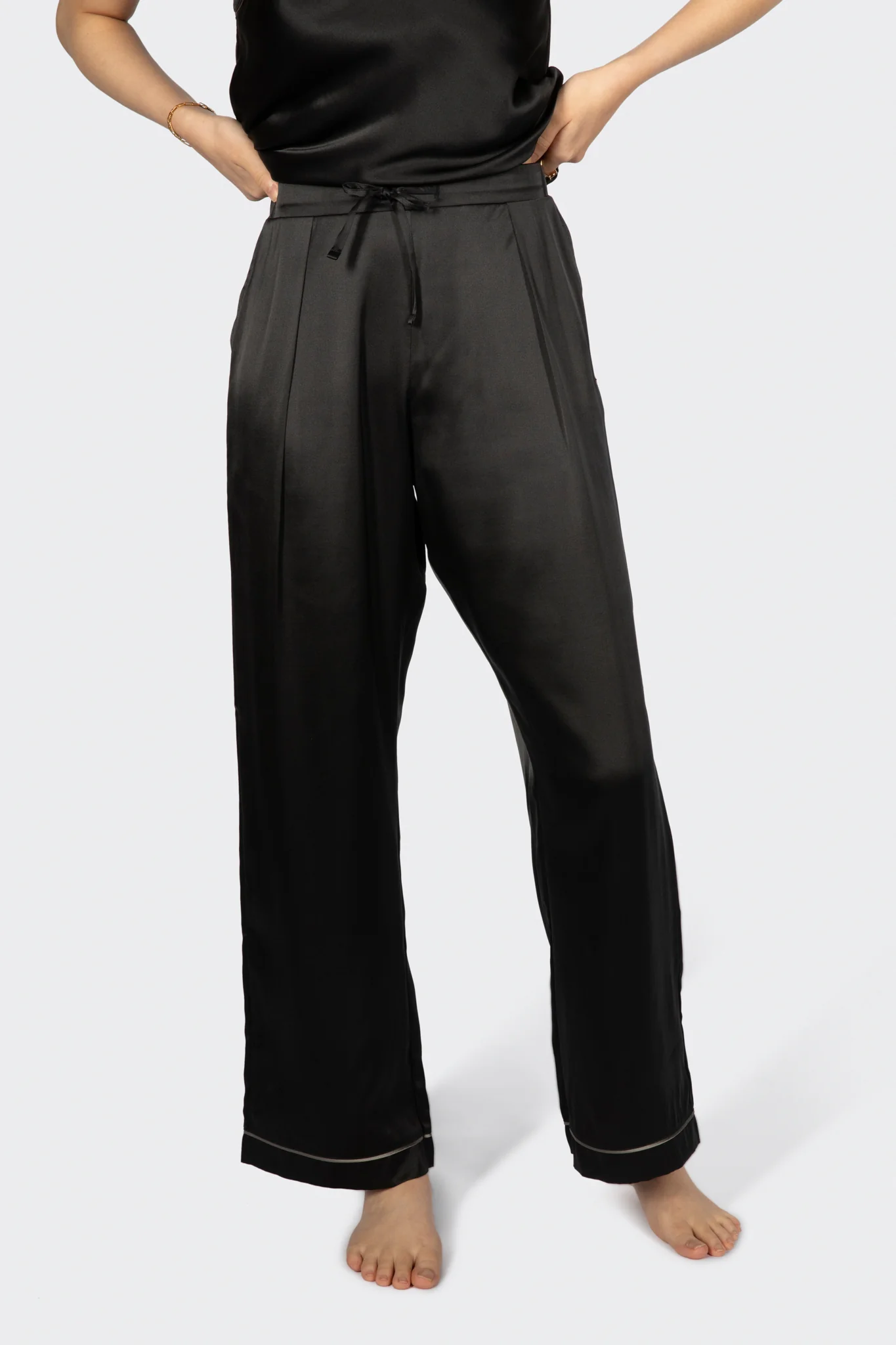 Alba Washable Silk Pyjama Trousers - Image 10