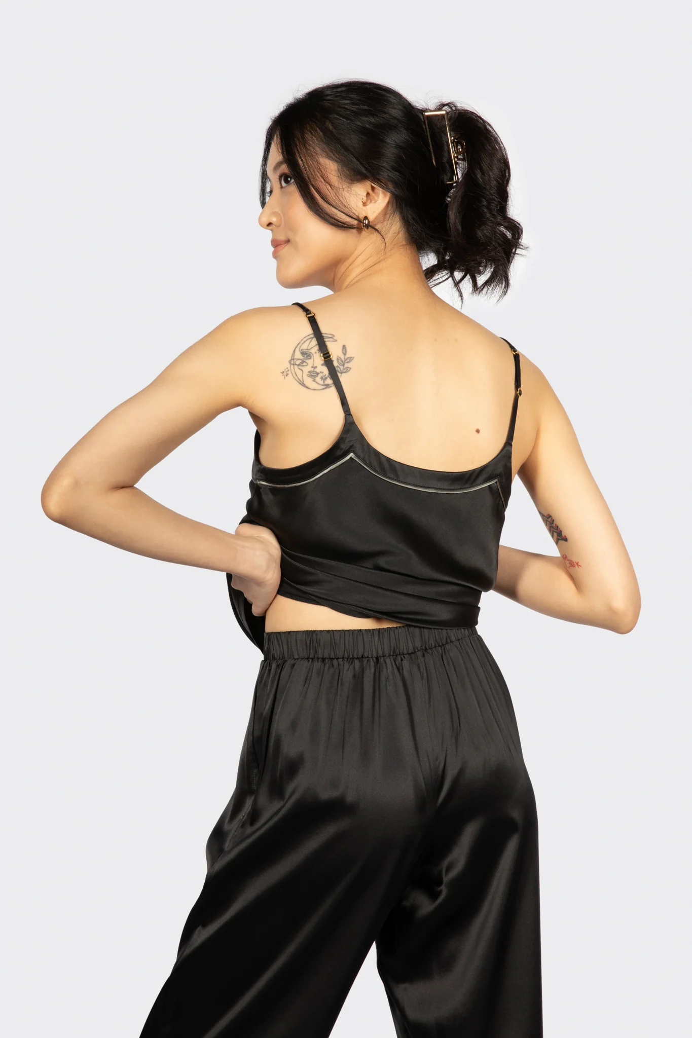 Alba Washable Silk Pyjama Trousers - Image 11