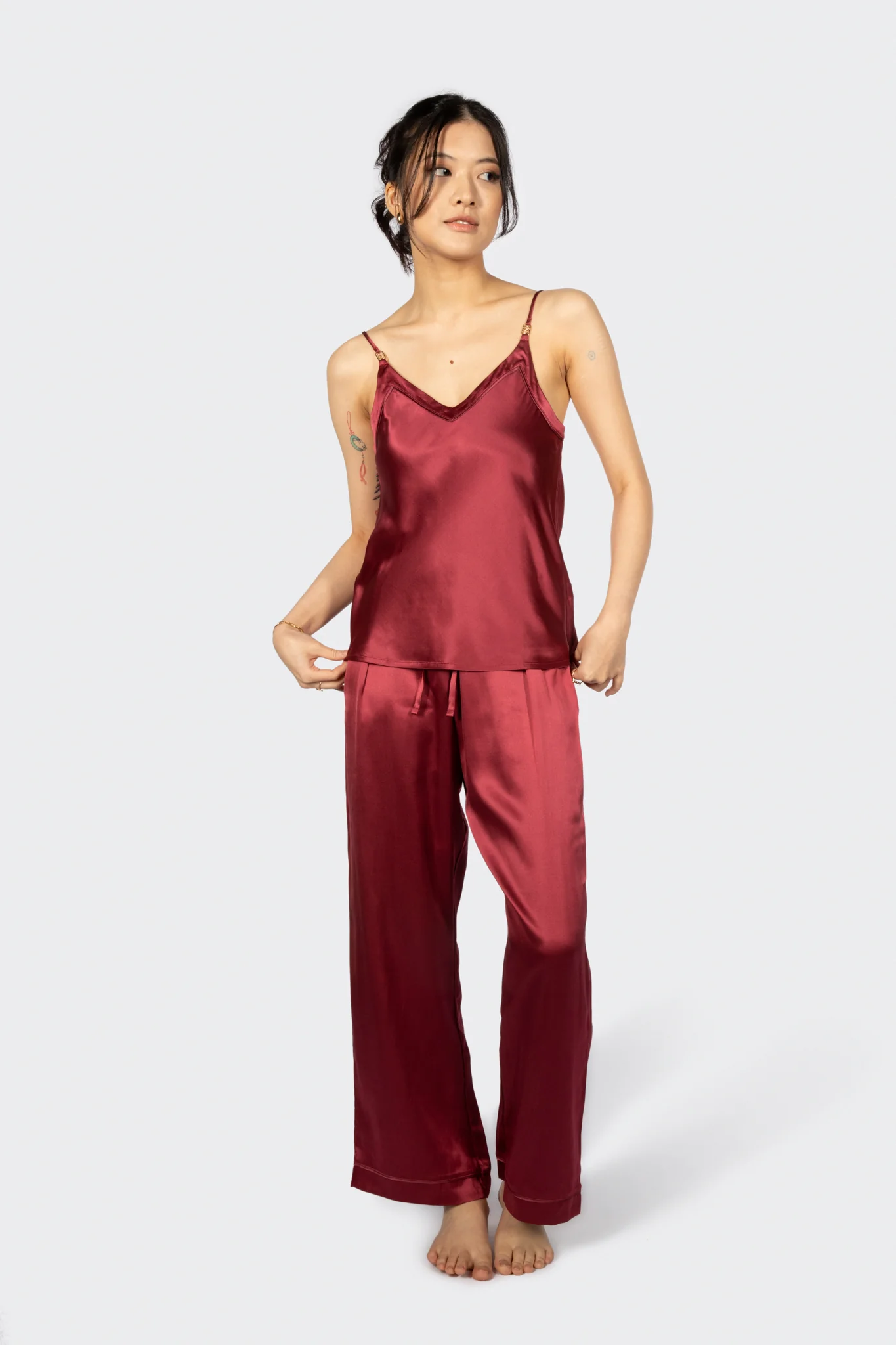 Alba Washable Silk Pyjama Trousers - Image 5
