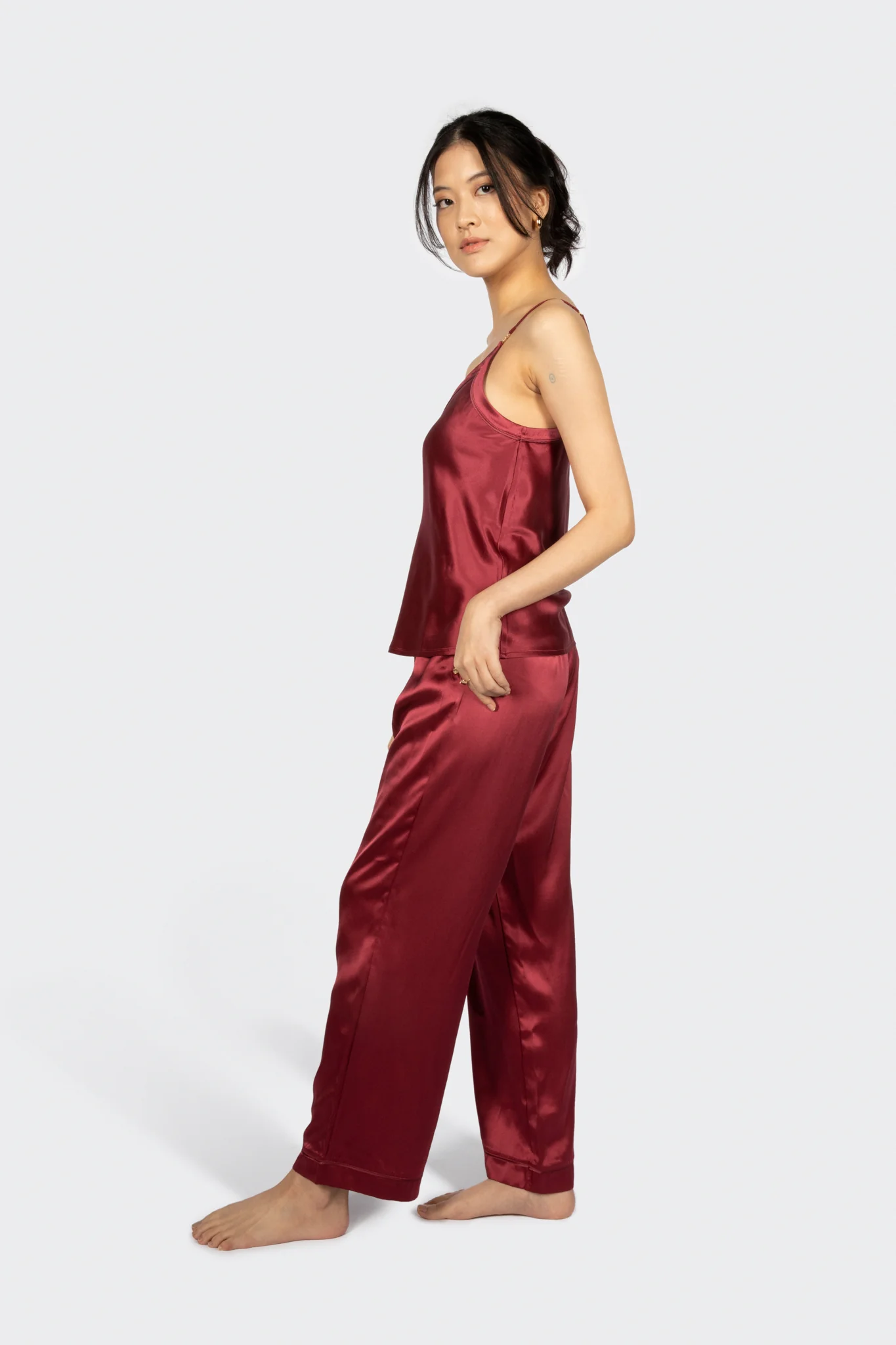 Alba Washable Silk Pyjama Trousers - Image 7