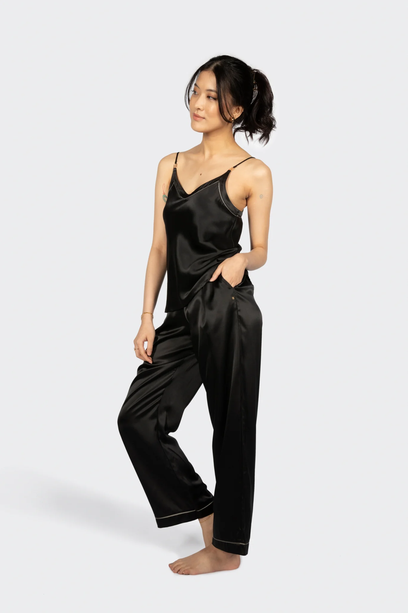 Alba Washable Silk Pyjama Trousers - Image 9
