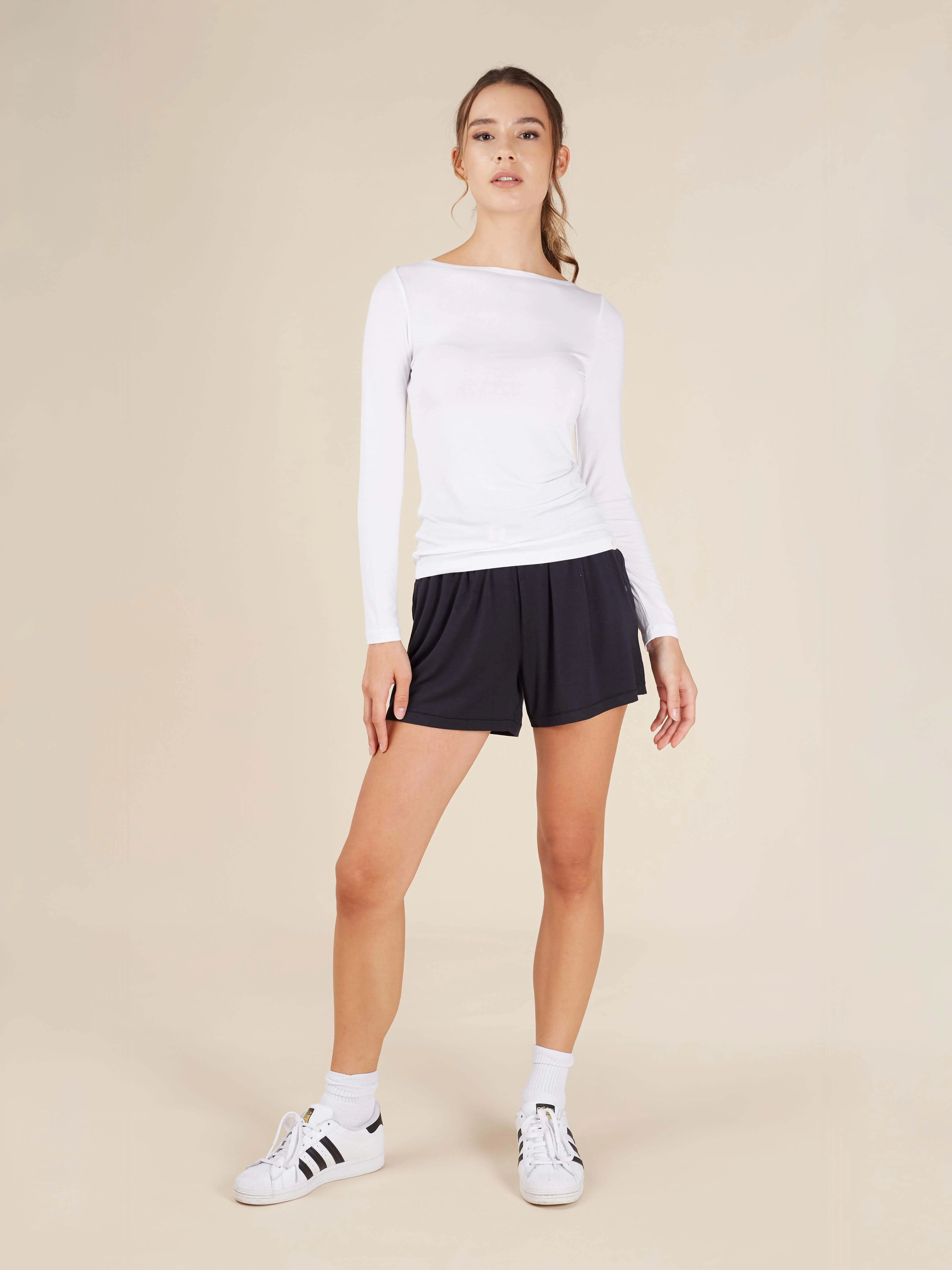 Daydream Boat Neck Long Sleeve Top - Image 13