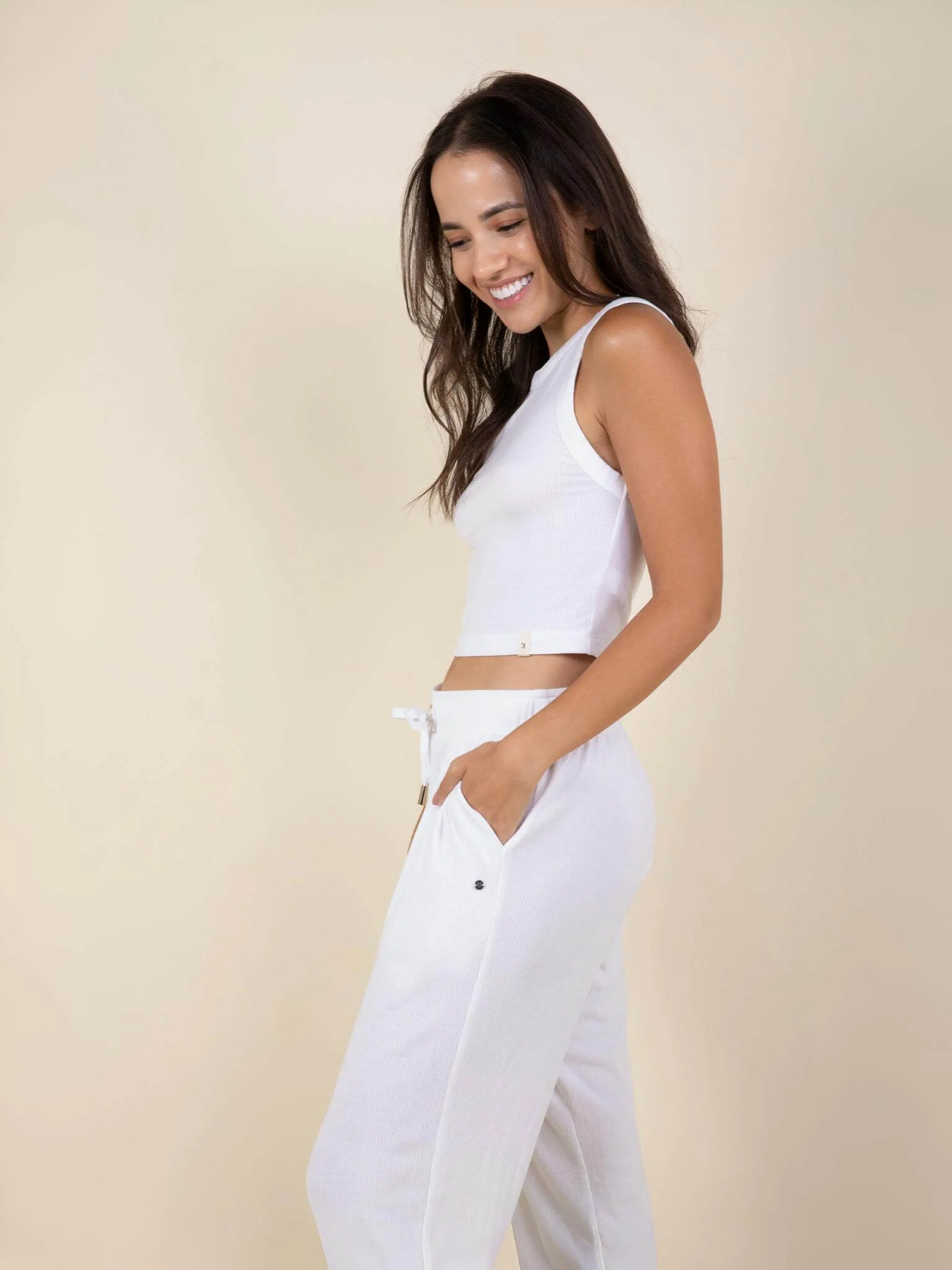 Daydream Ribbed Crop Tank Top - Image 8