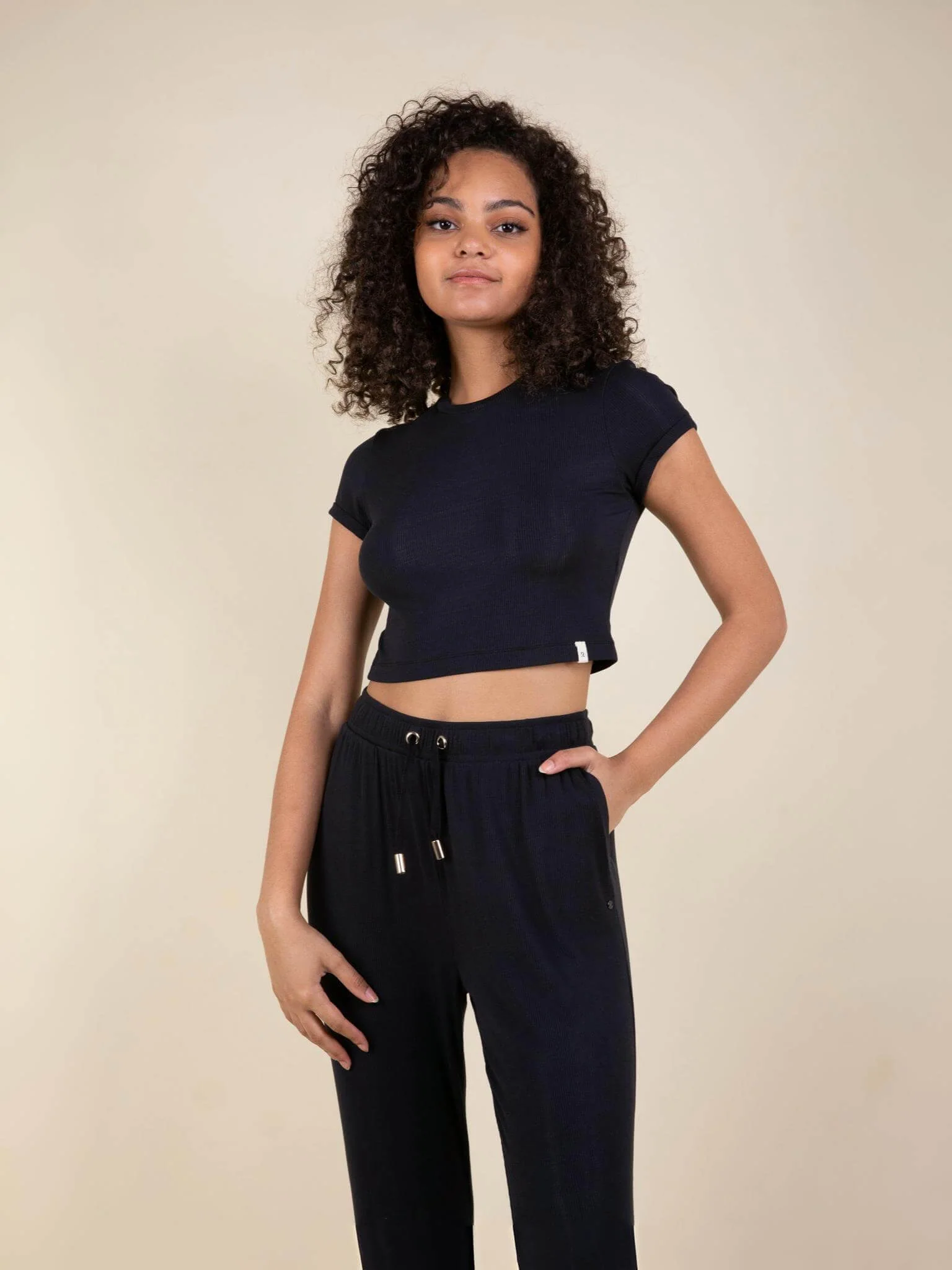 Daydream Ribbed Crop Tee - Image 5