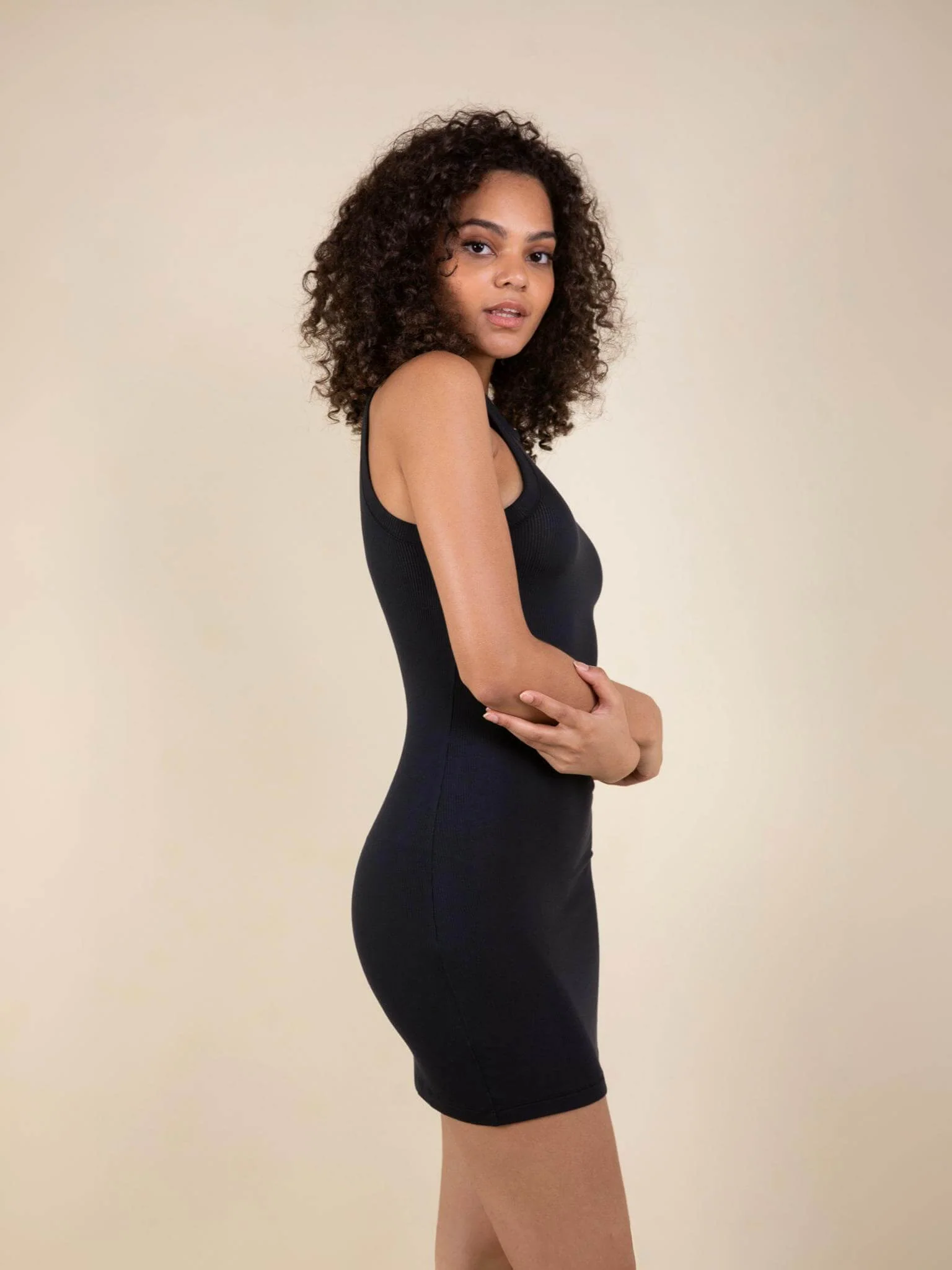 Daydream Ribbed Fitted Tank Dress - Image 8