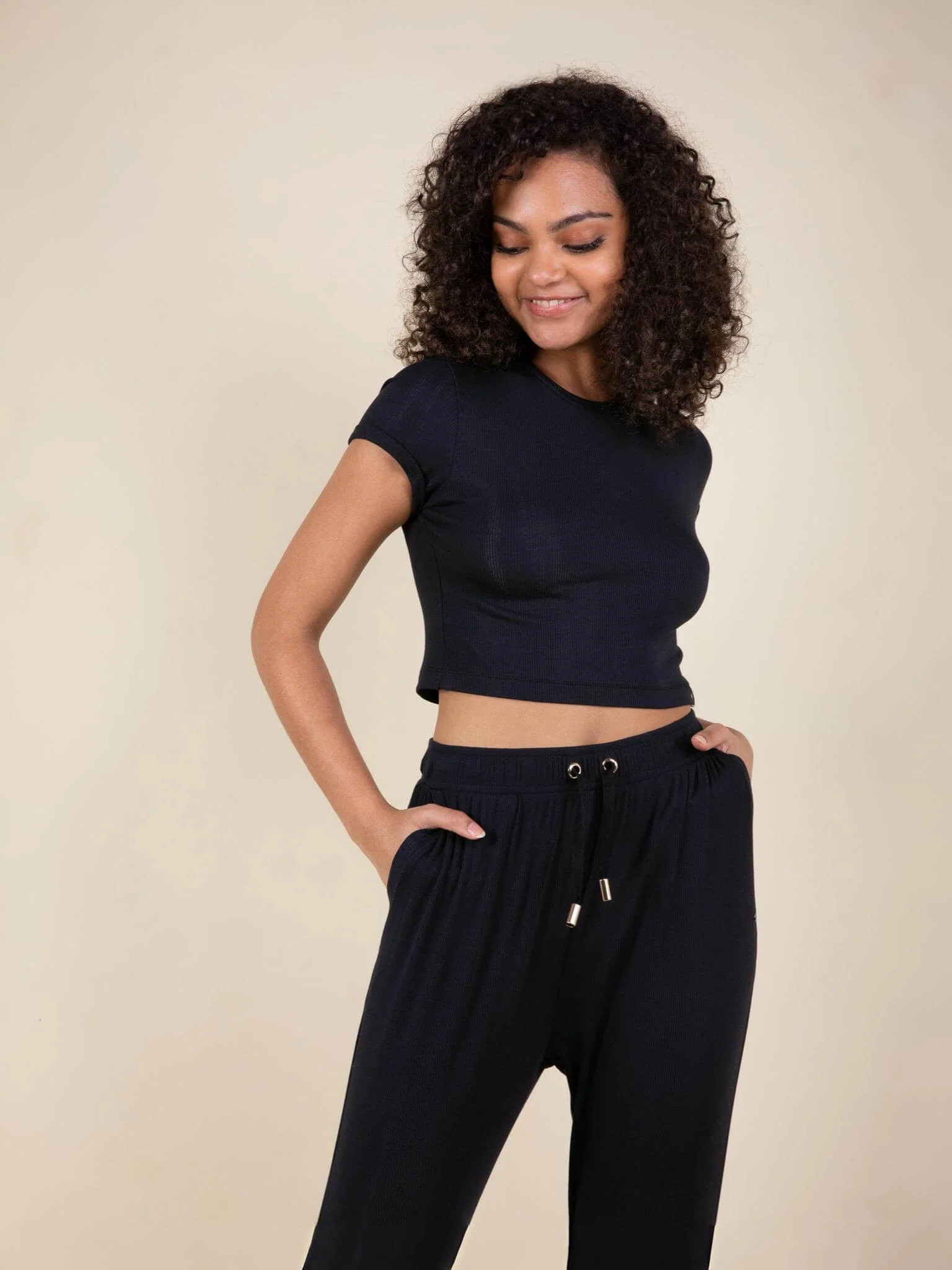 Daydream Ribbed Joggers - Image 4