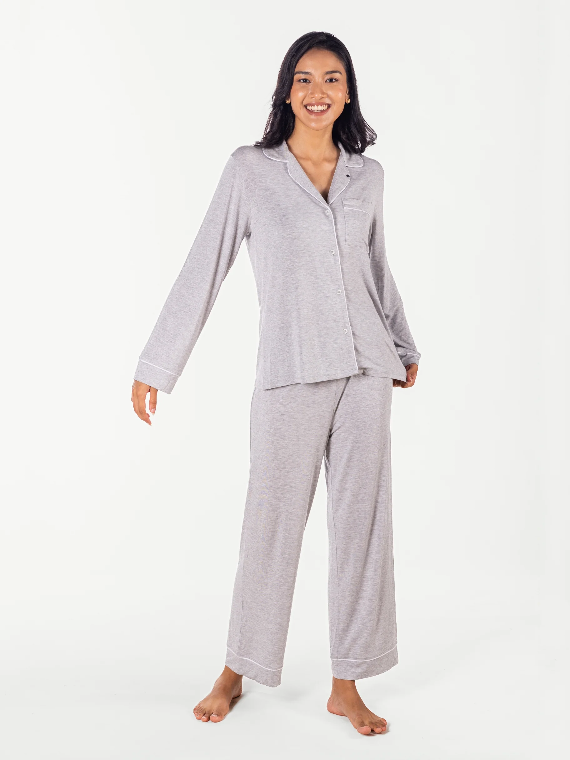 Je Dors Long Sleeve Pyjamas Top - Image 12