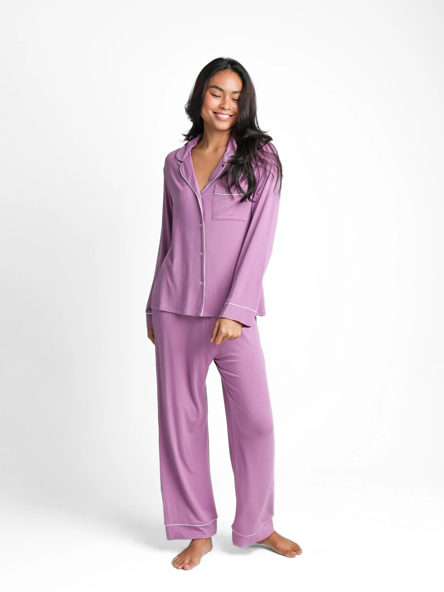Je Dors Long Sleeve Pyjamas Top - Image 36