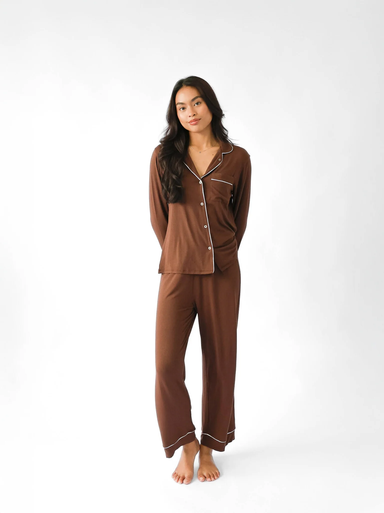 Je Dors Long Sleeve Pyjamas Top - Image 45