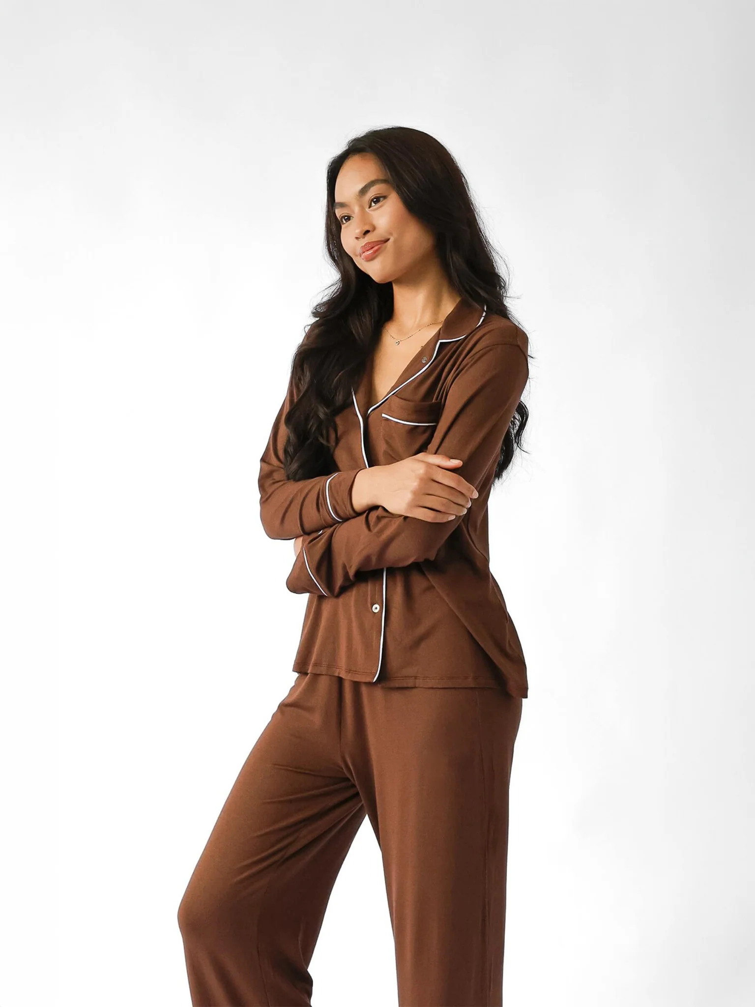 Je Dors Long Sleeve Pyjamas Top - Image 49