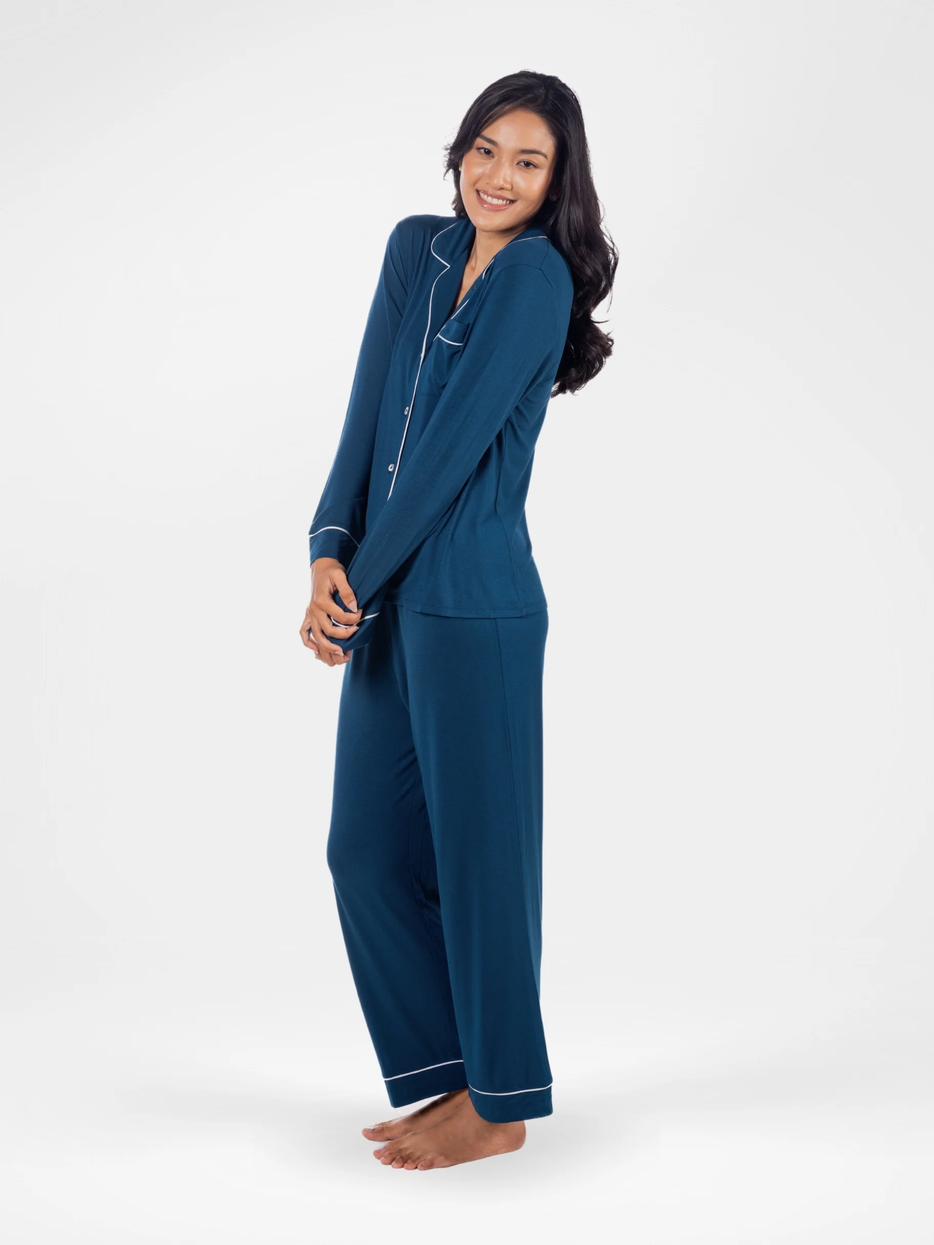Je Dors Long Sleeve Pyjamas Top - Image 53