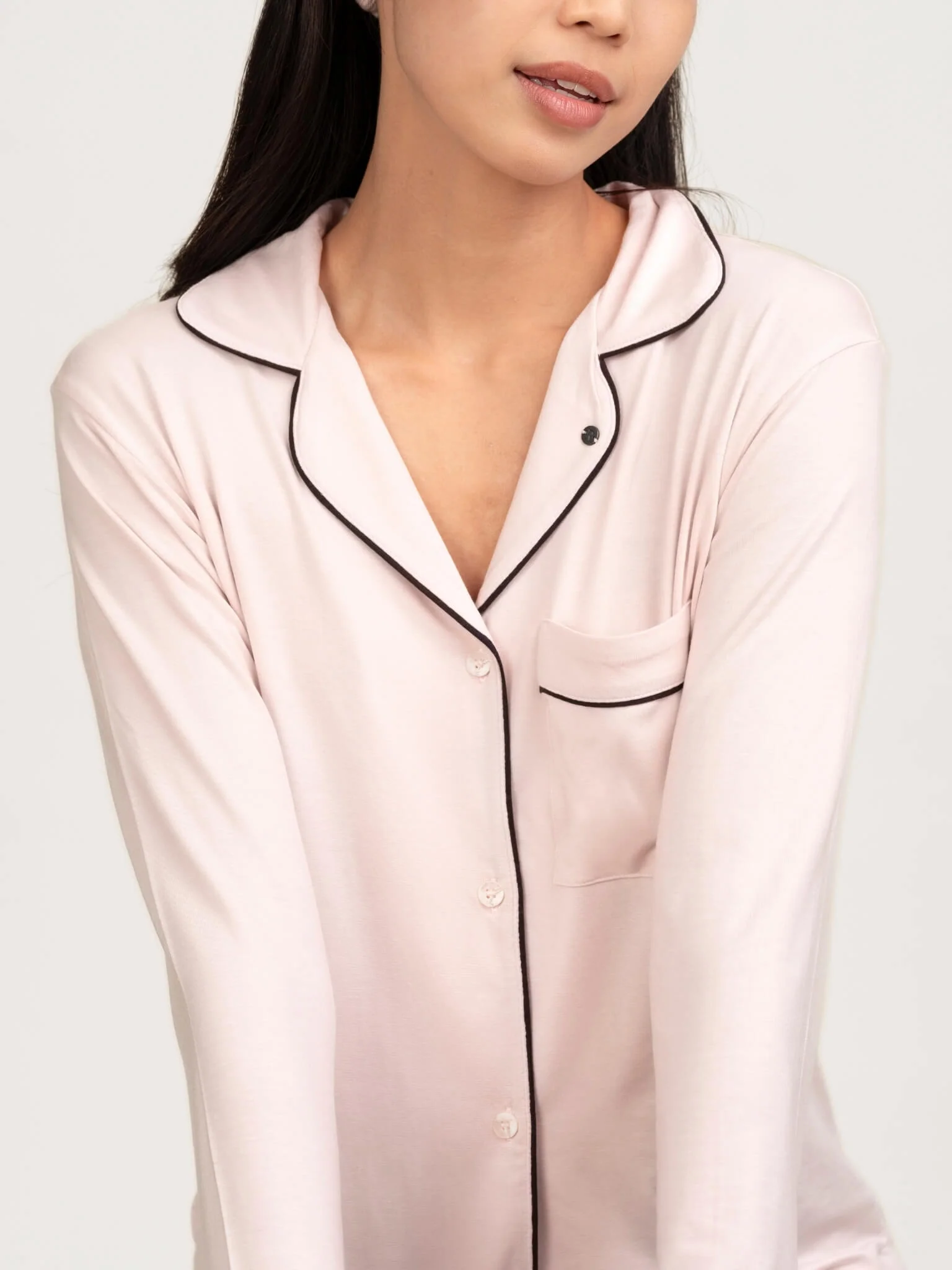 Je Dors Long Sleeve Pyjamas Top - Image 55