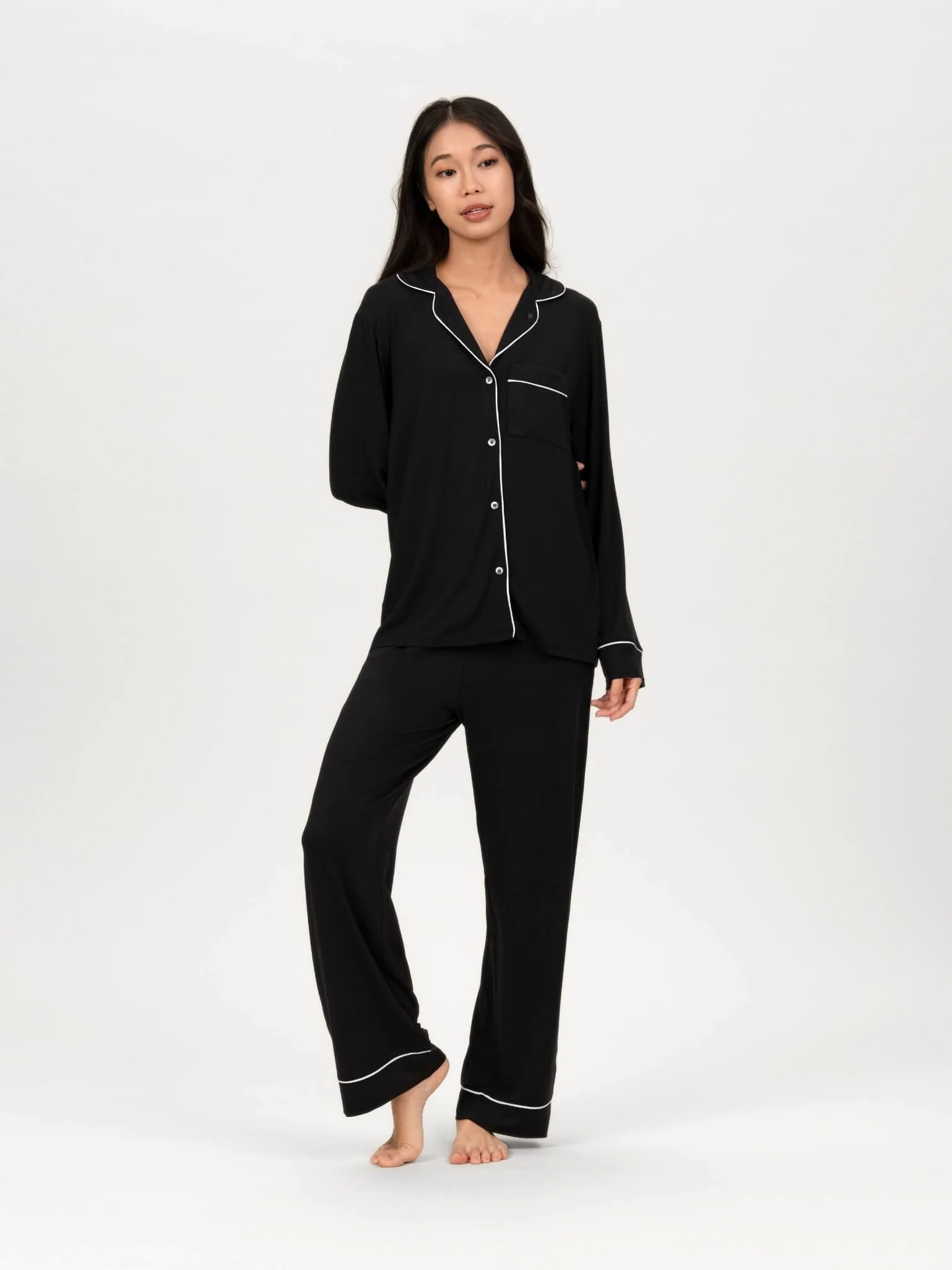 Je Dors Long Sleeve Pyjamas Top - Image 6