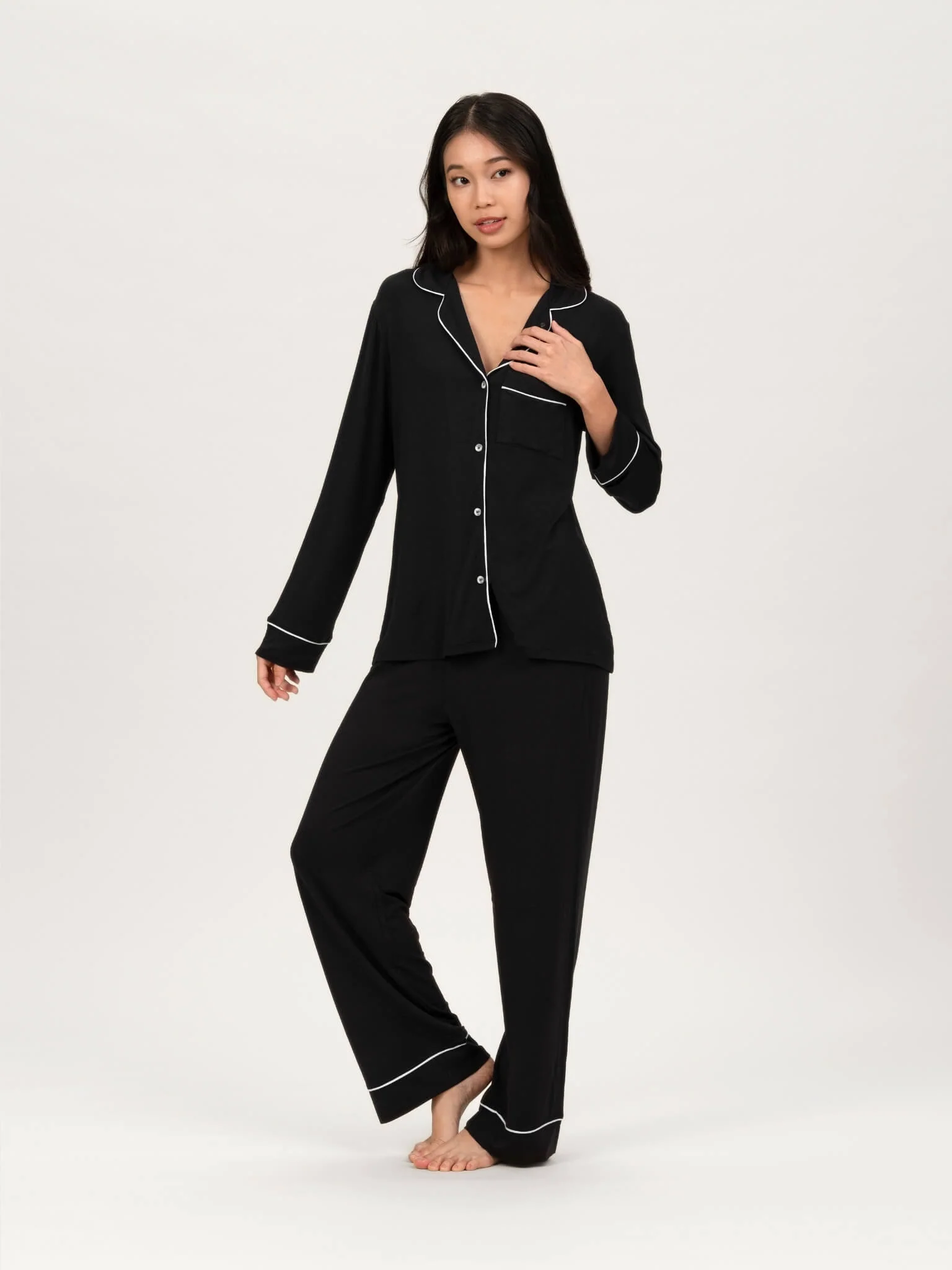 Je Dors Long Sleeve Pyjamas Top - Image 8