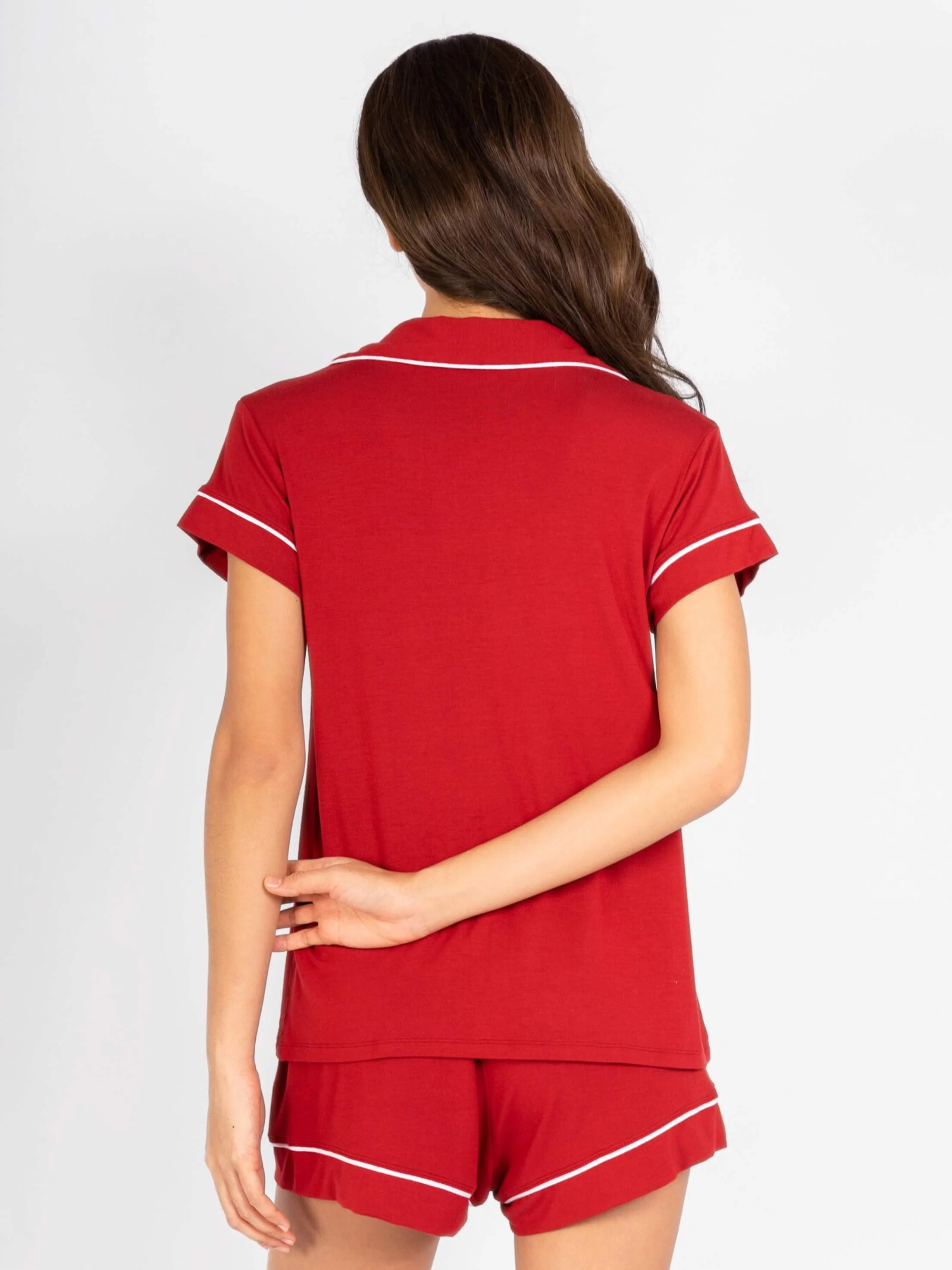 Je Dors Short Sleeve Pyjamas Top - Image 12