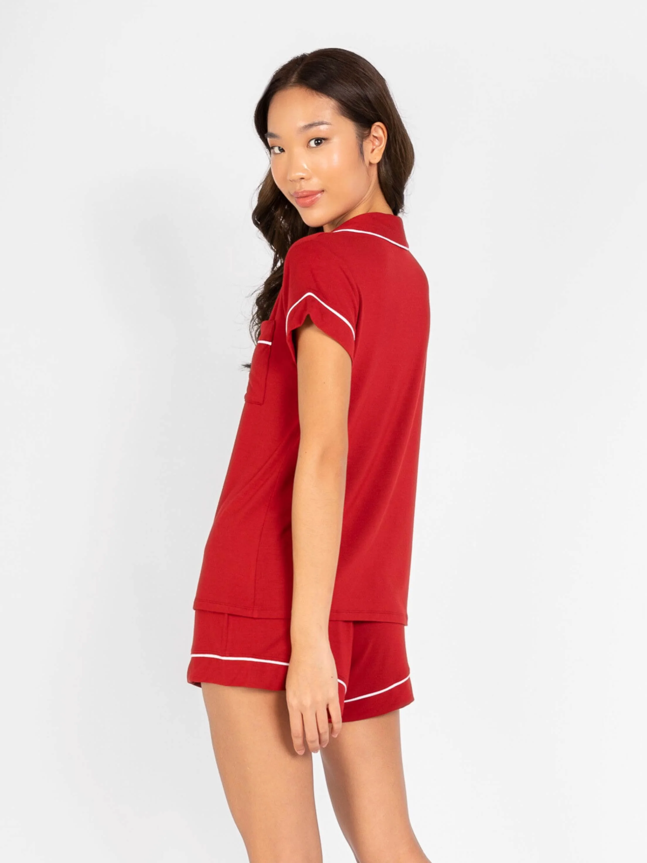 Je Dors Short Sleeve Pyjamas Top - Image 13