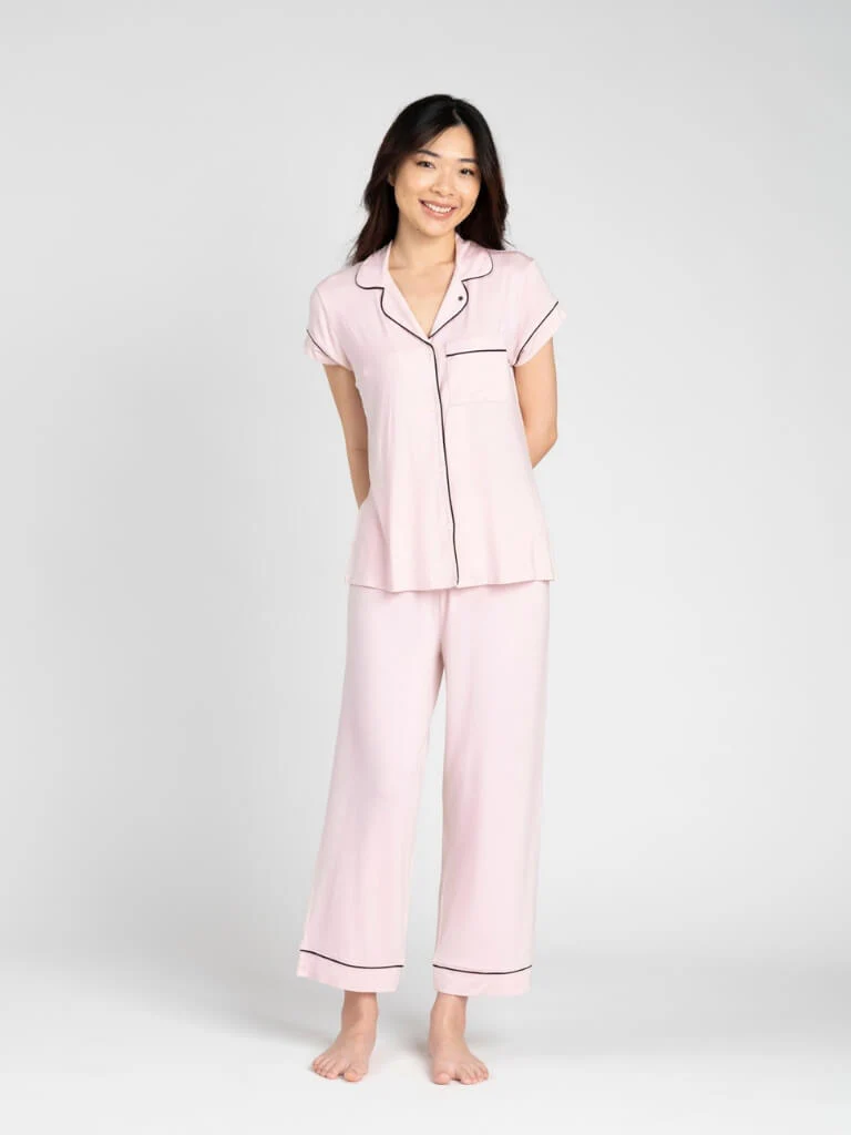 Je Dors Short Sleeve Pyjamas Top - Image 28