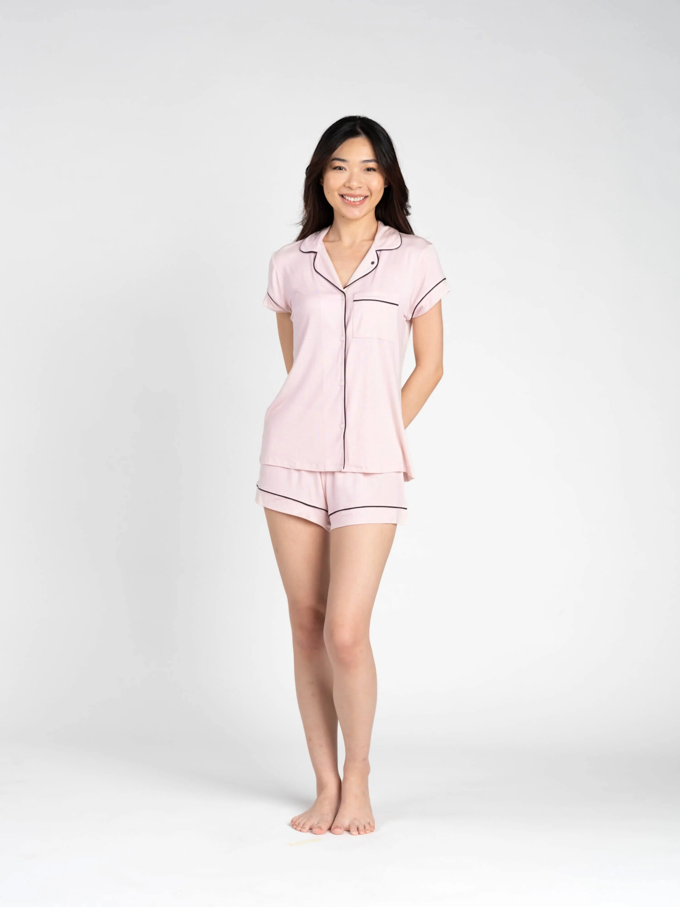 Je Dors Short Sleeve Pyjamas Top - Image 29