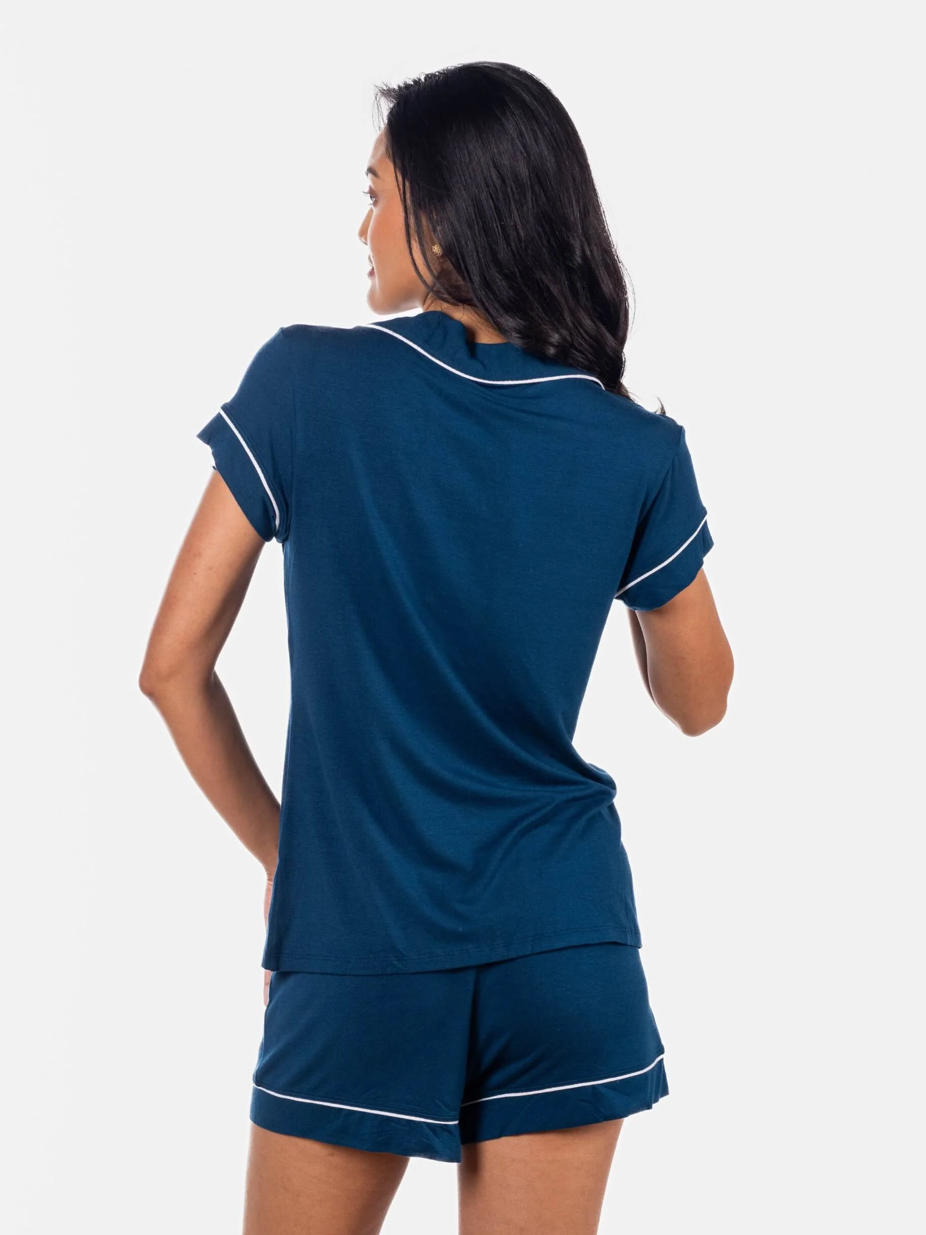 Je Dors Short Sleeve Pyjamas Top - Image 47