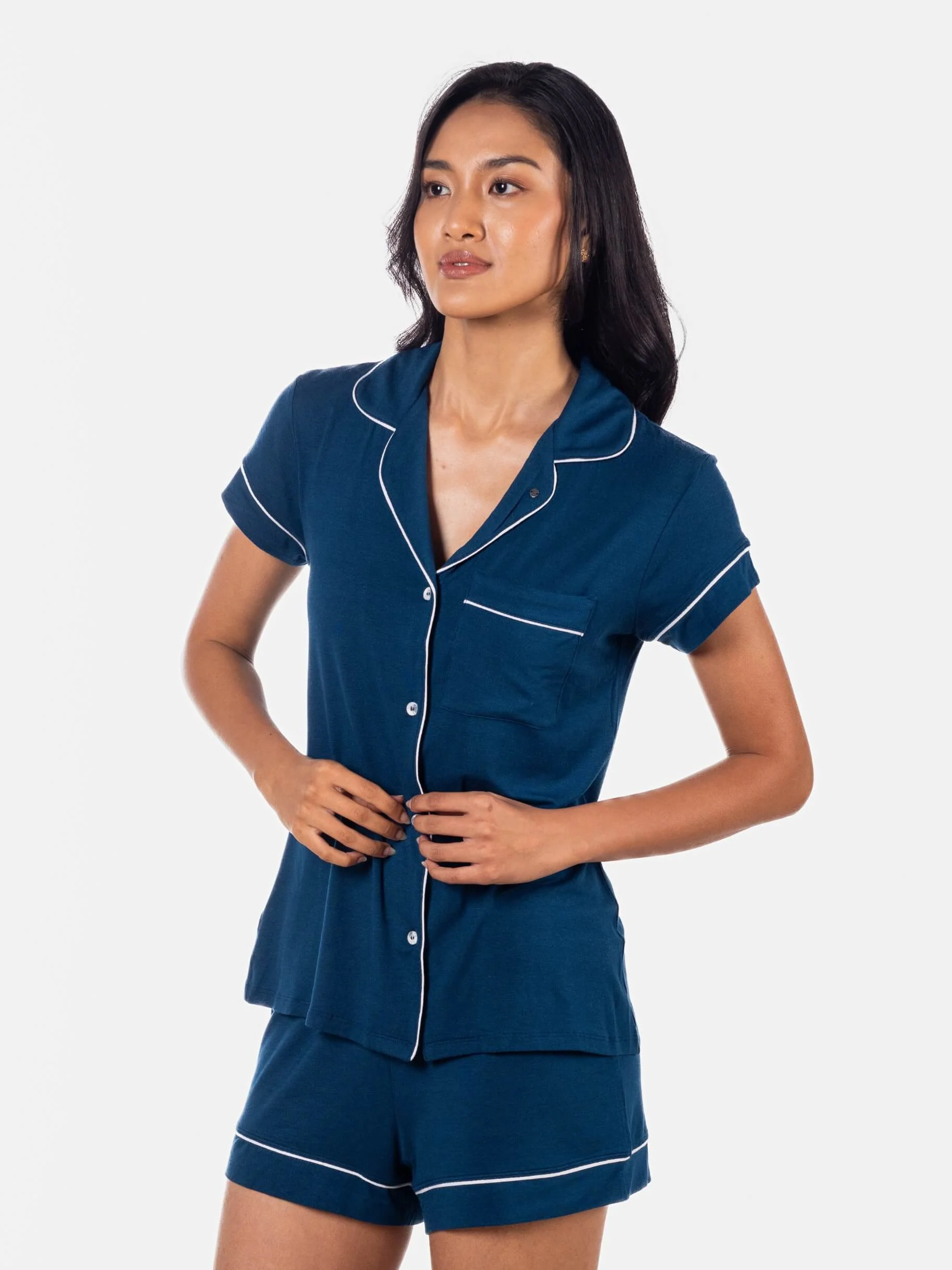 Je Dors Short Sleeve Pyjamas Top - Image 49