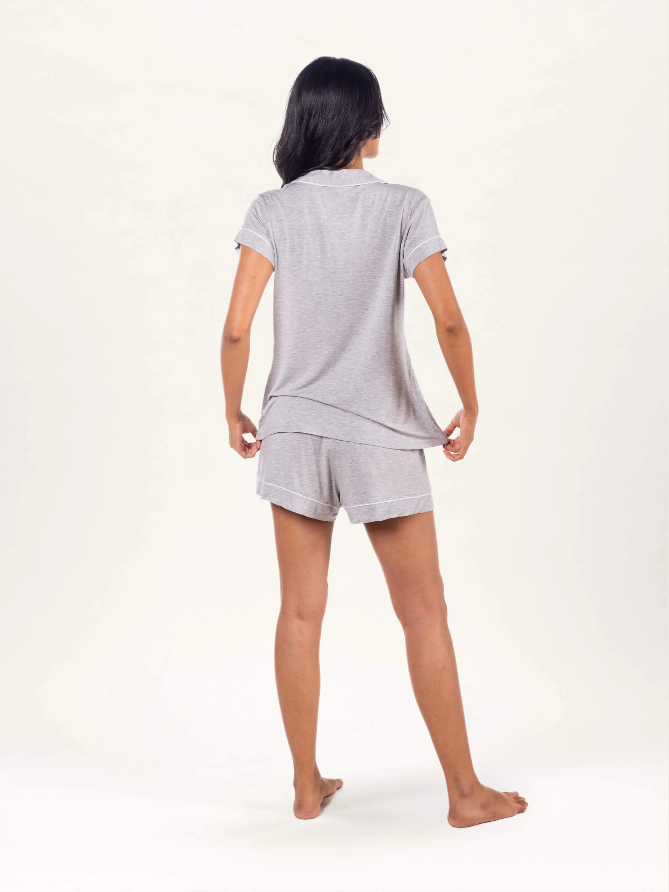 Je Dors Short Sleeve Pyjamas Top - Image 53