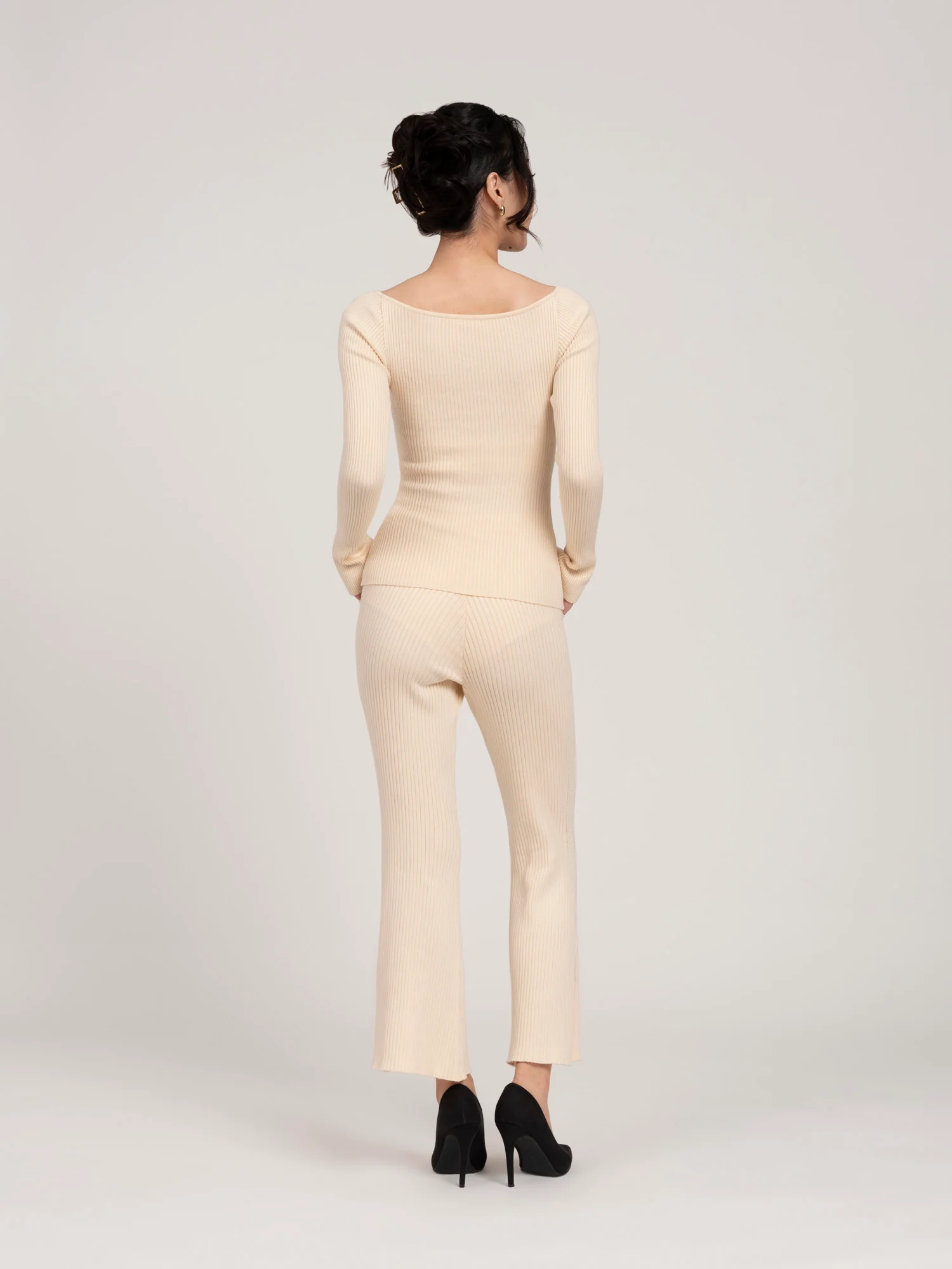 Lumiere Ribbed Bustier Top - Image 12