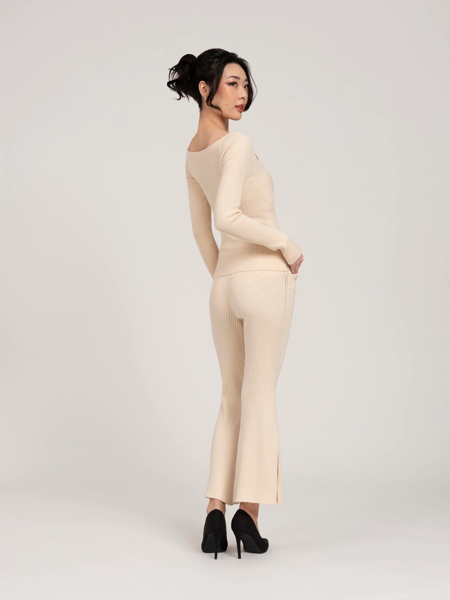 Lumiere Ribbed Bustier Top - Image 13