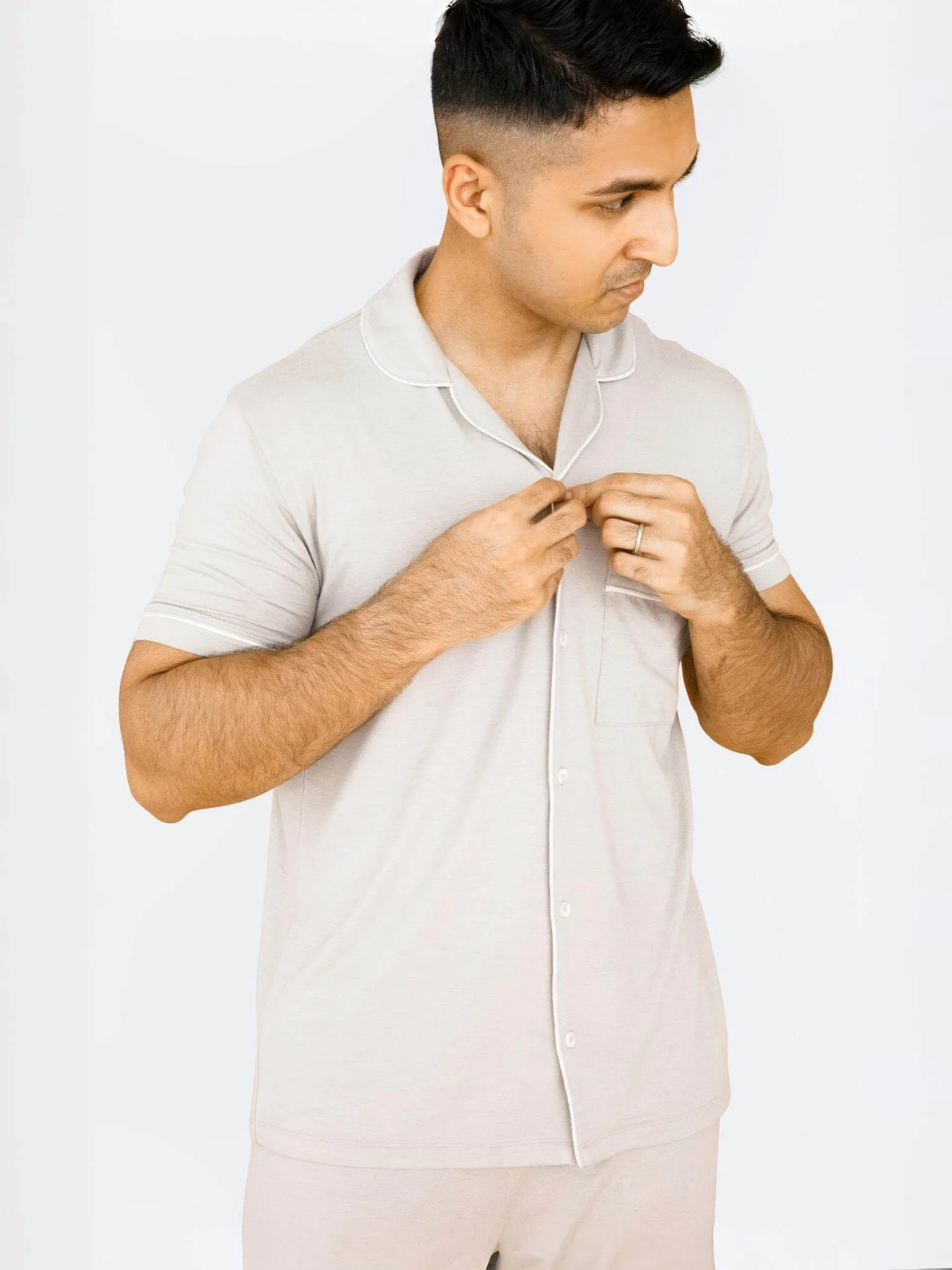 Men's Je Dors Short Sleeve Pyjamas Top - Image 16