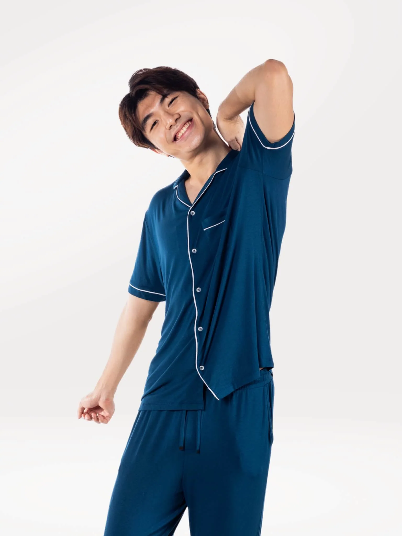 Men's Je Dors Short Sleeve Pyjamas Top - Image 28