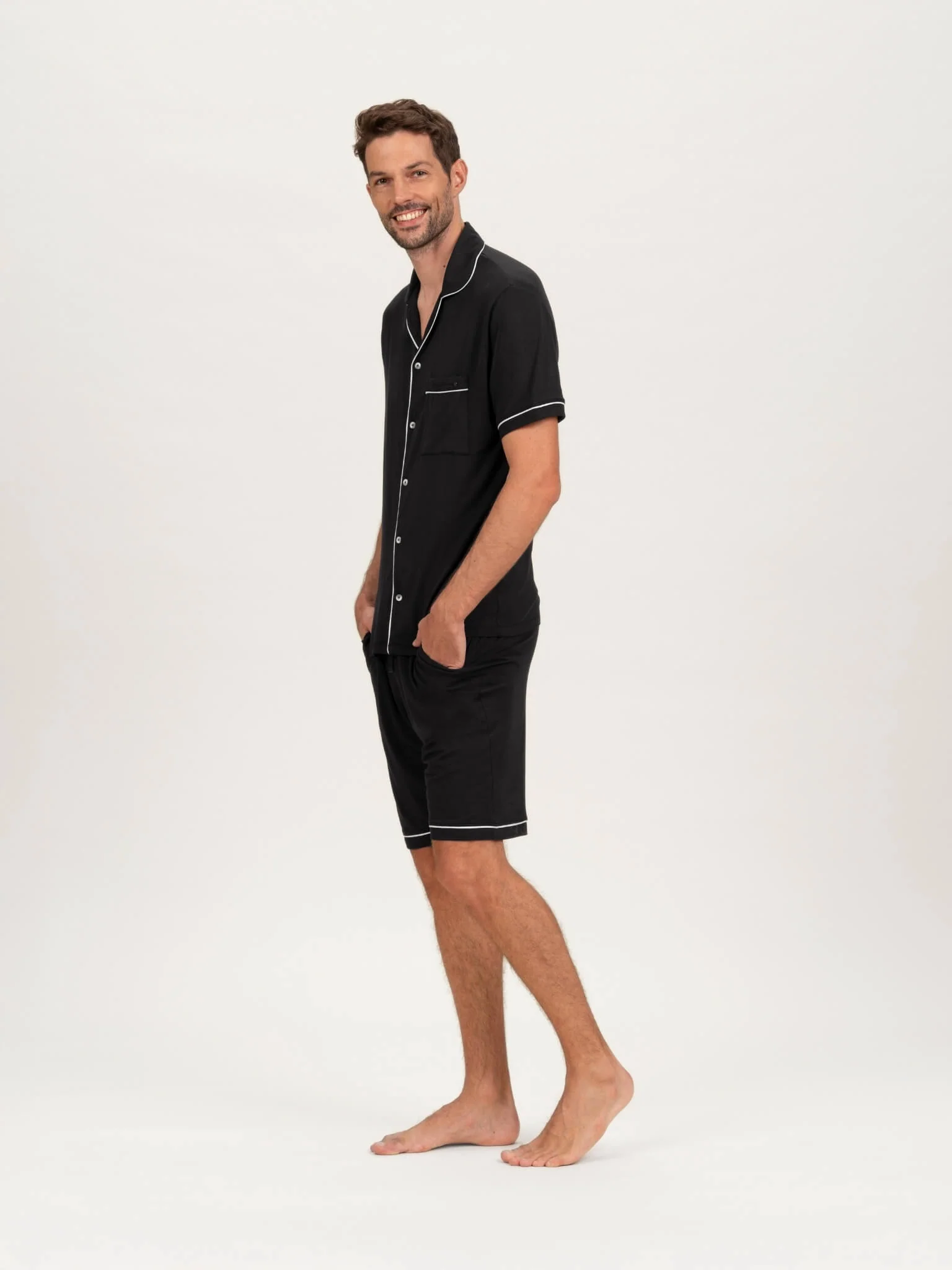 Men's Je Dors Short Sleeve Pyjamas Top - Image 4