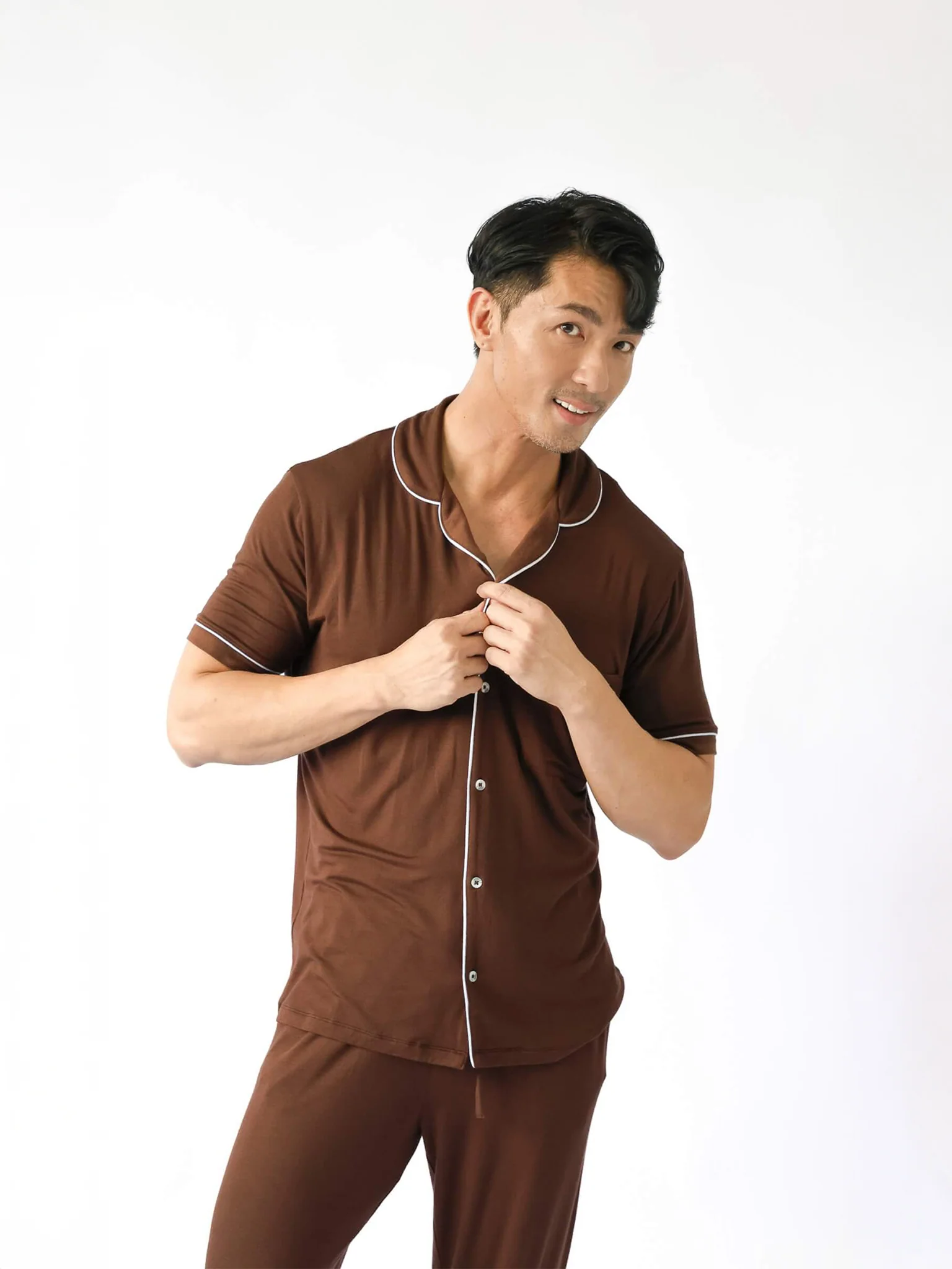 Men's Je Dors Short Sleeve Pyjamas Top - Image 8