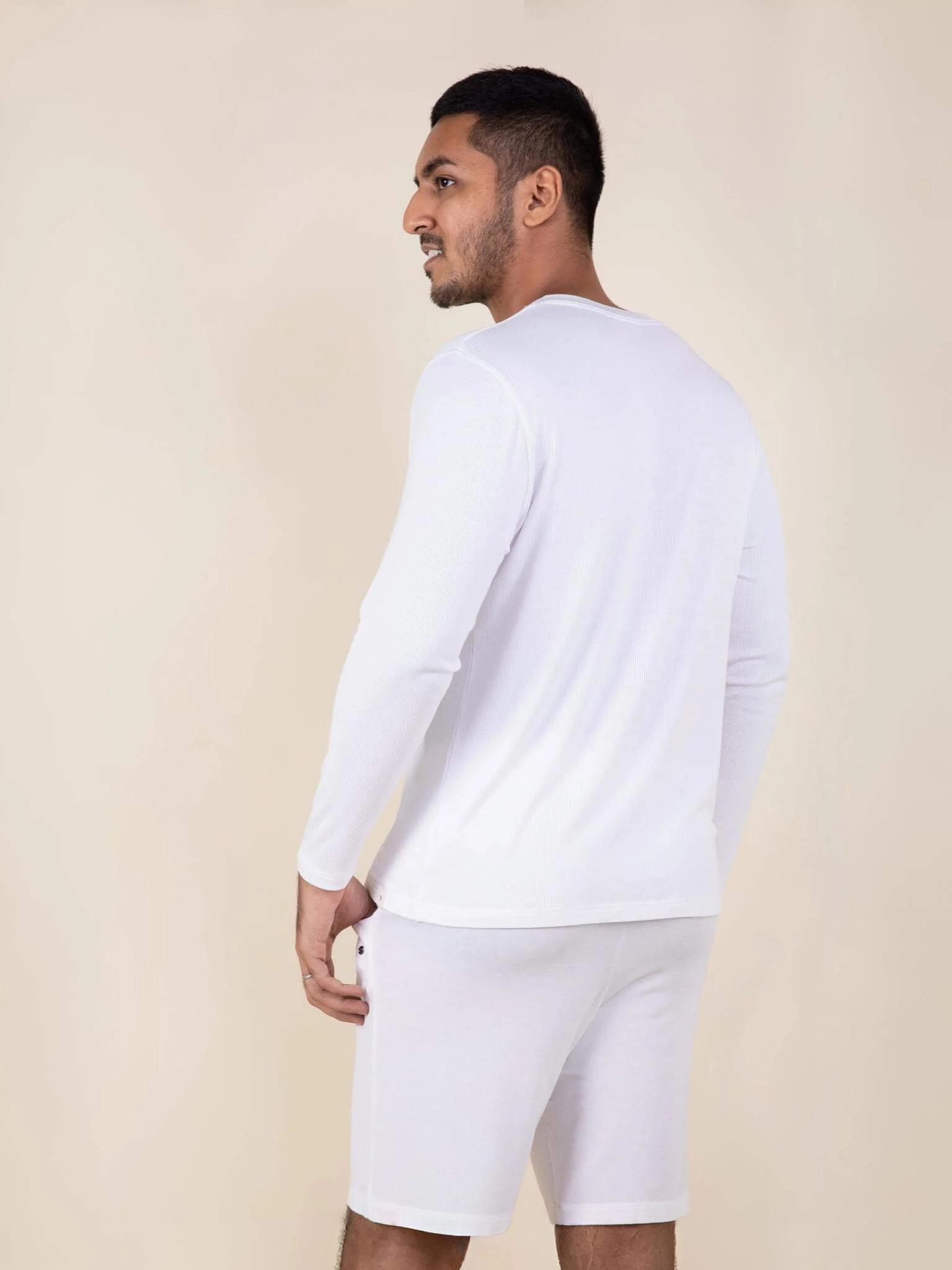 Men's Daydream Ribbed Henley Top - Image 10