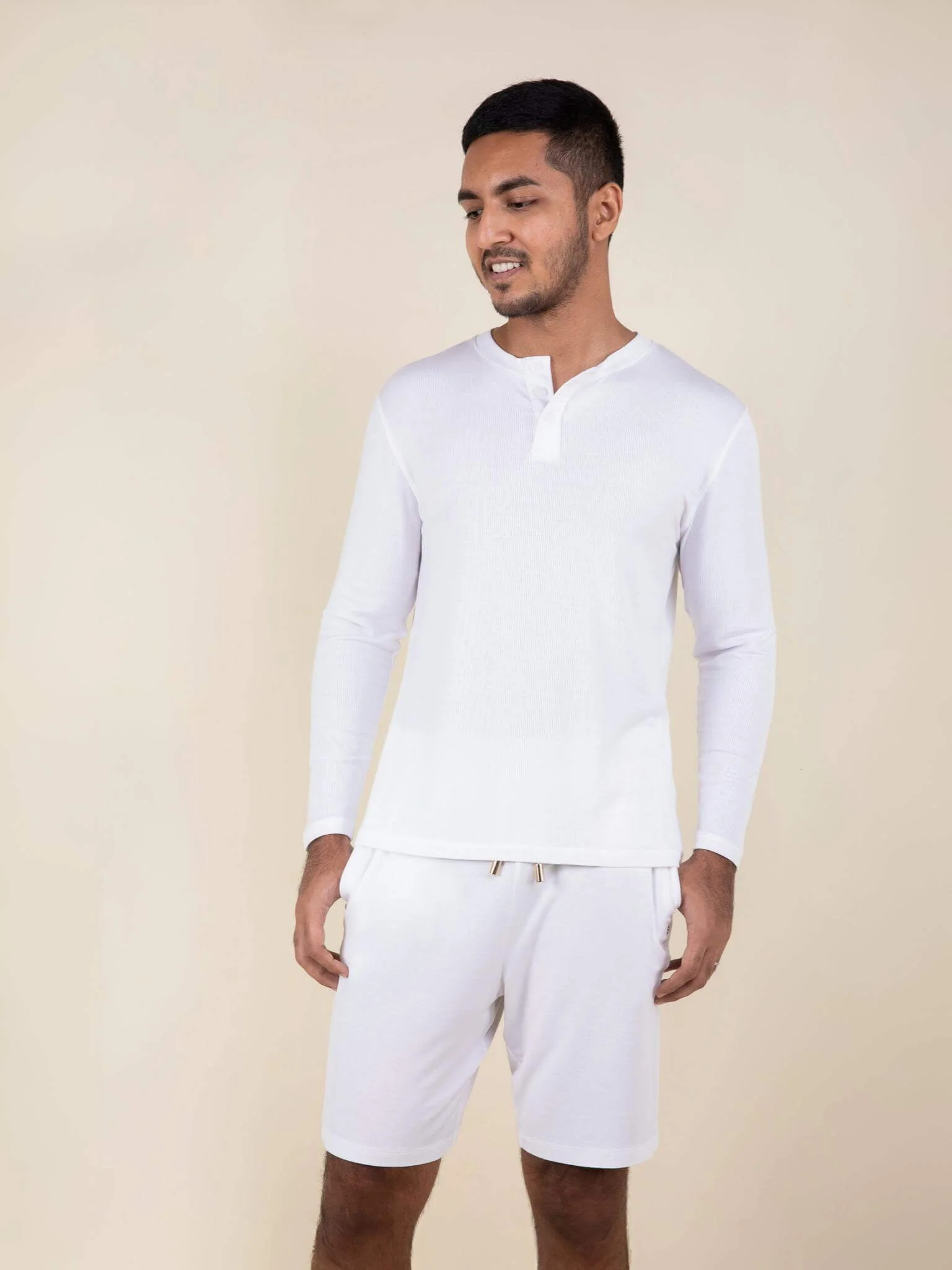 Men's Daydream Ribbed Henley Top - Image 11