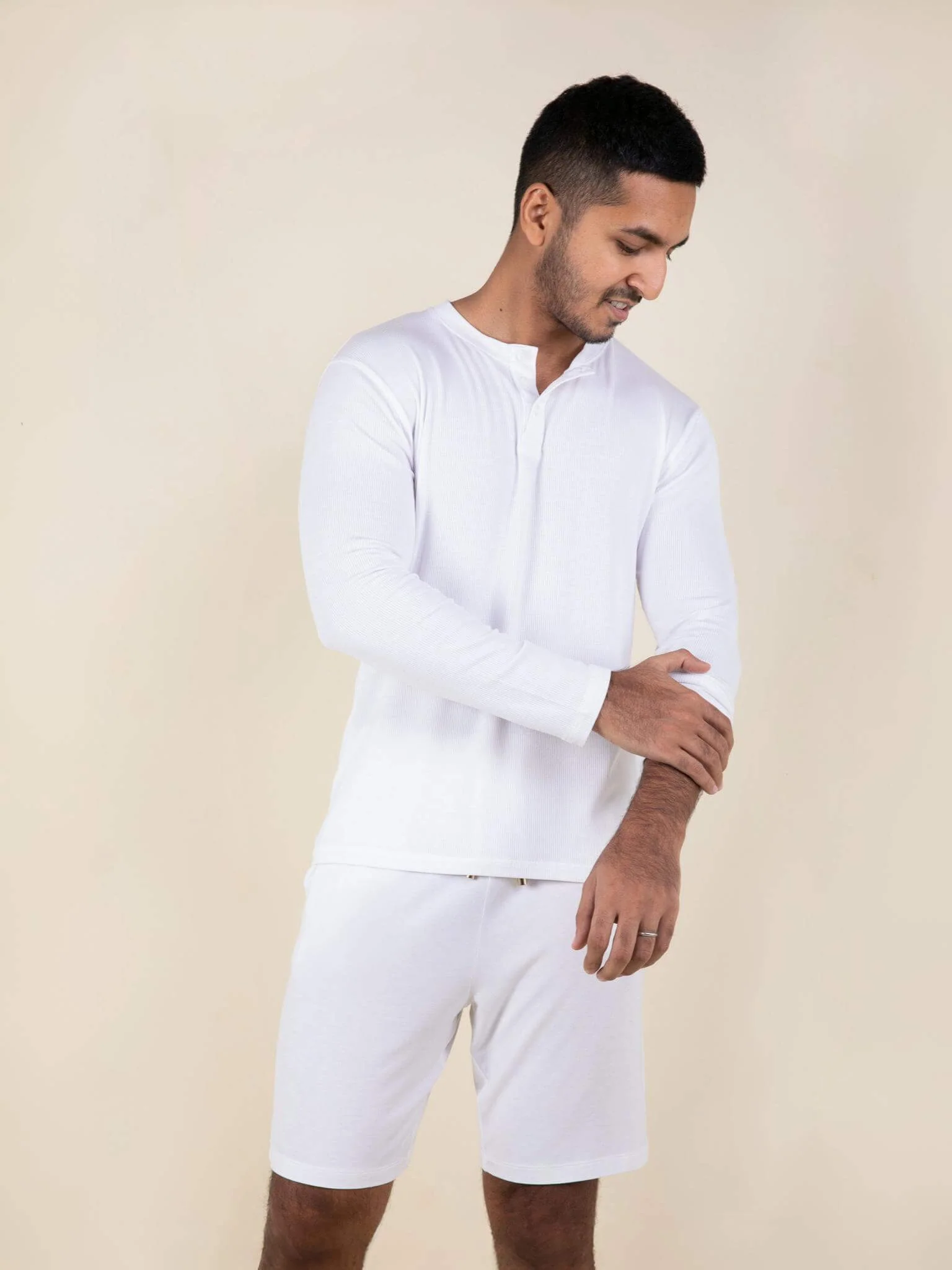 Men's Daydream Ribbed Henley Top - Image 12