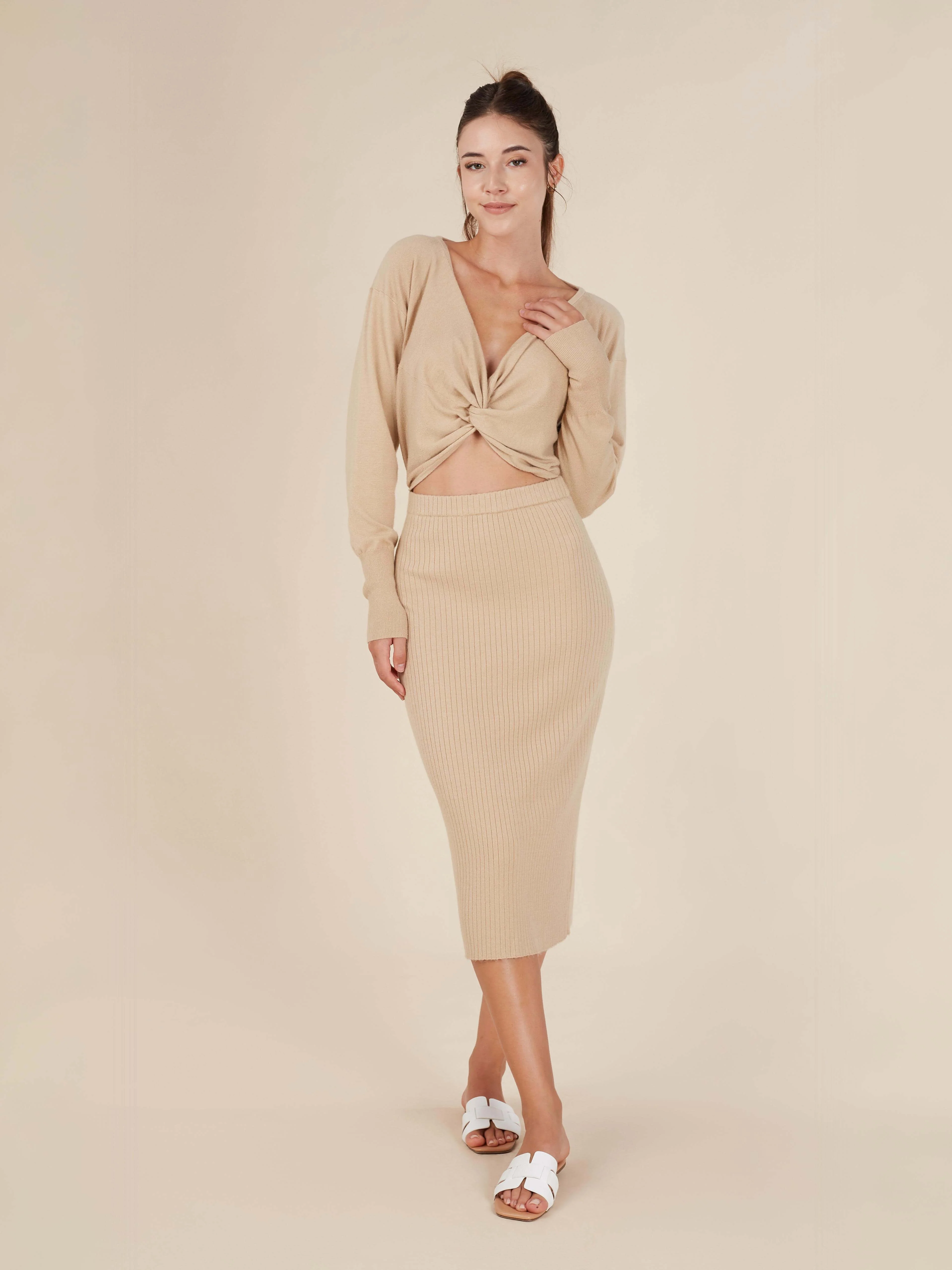 Reis Knitted Midi Skirt - Image 11
