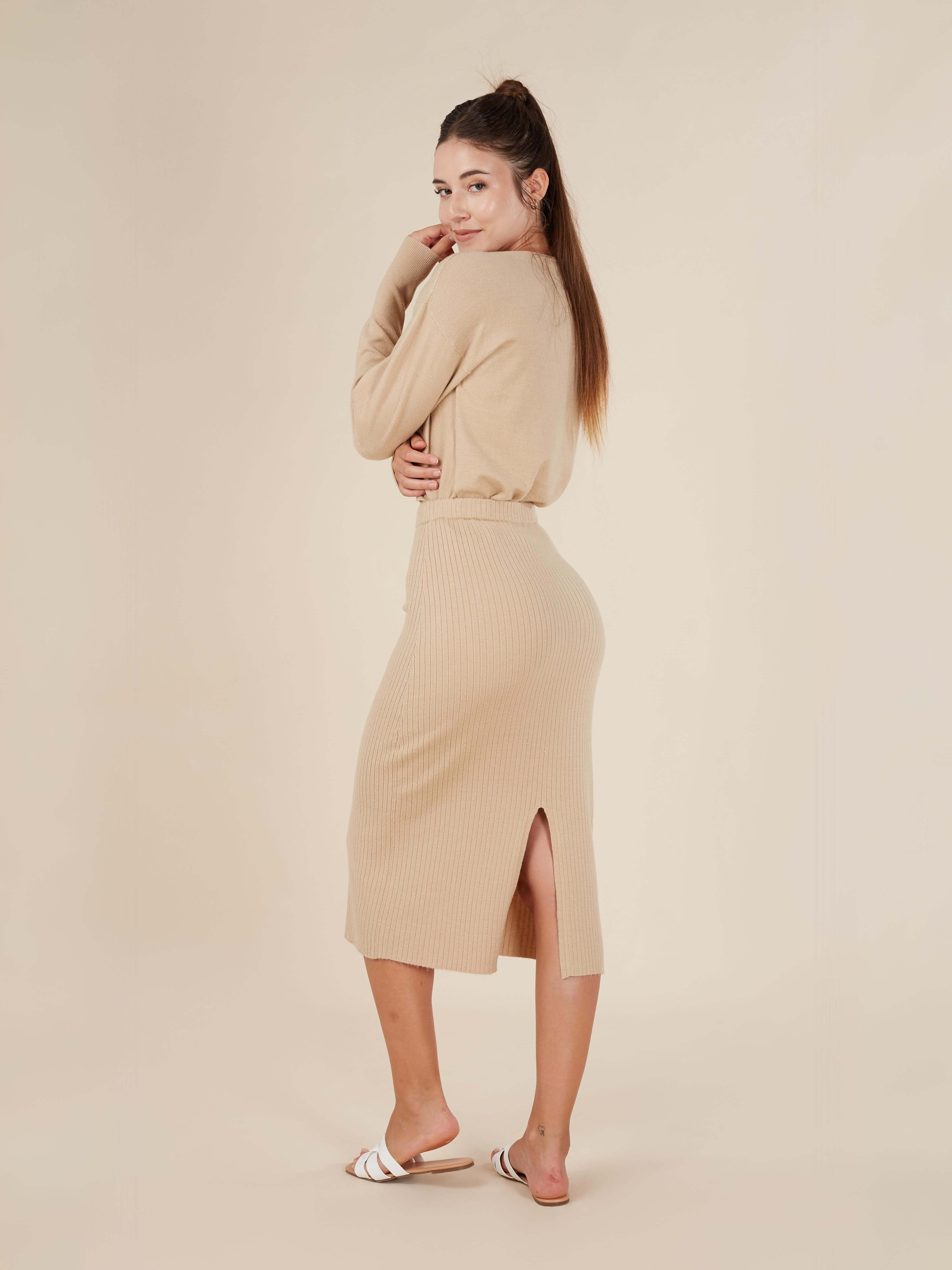 Reis Knitted Midi Skirt - Image 14