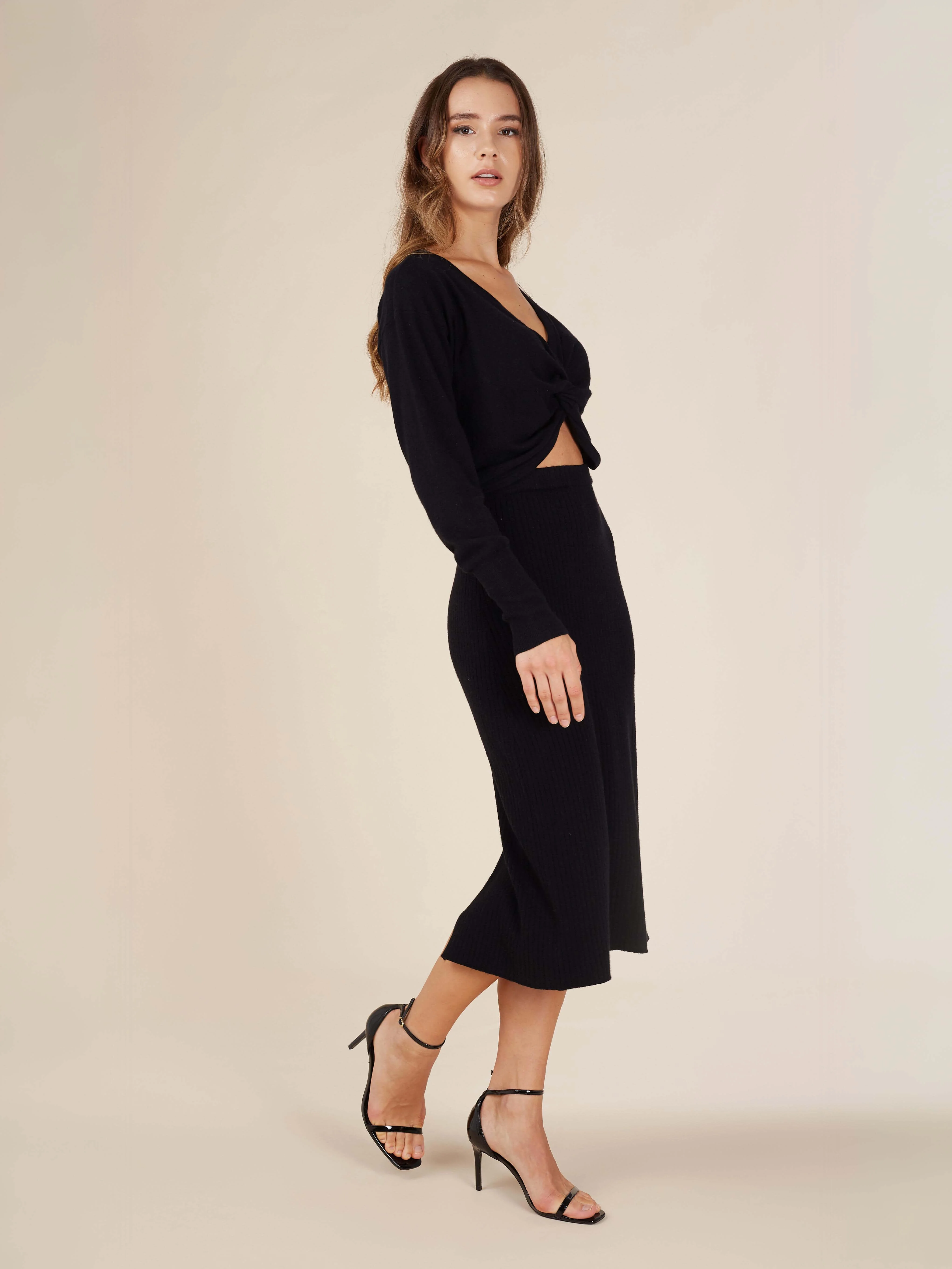 Reis Knitted Midi Skirt - Image 3