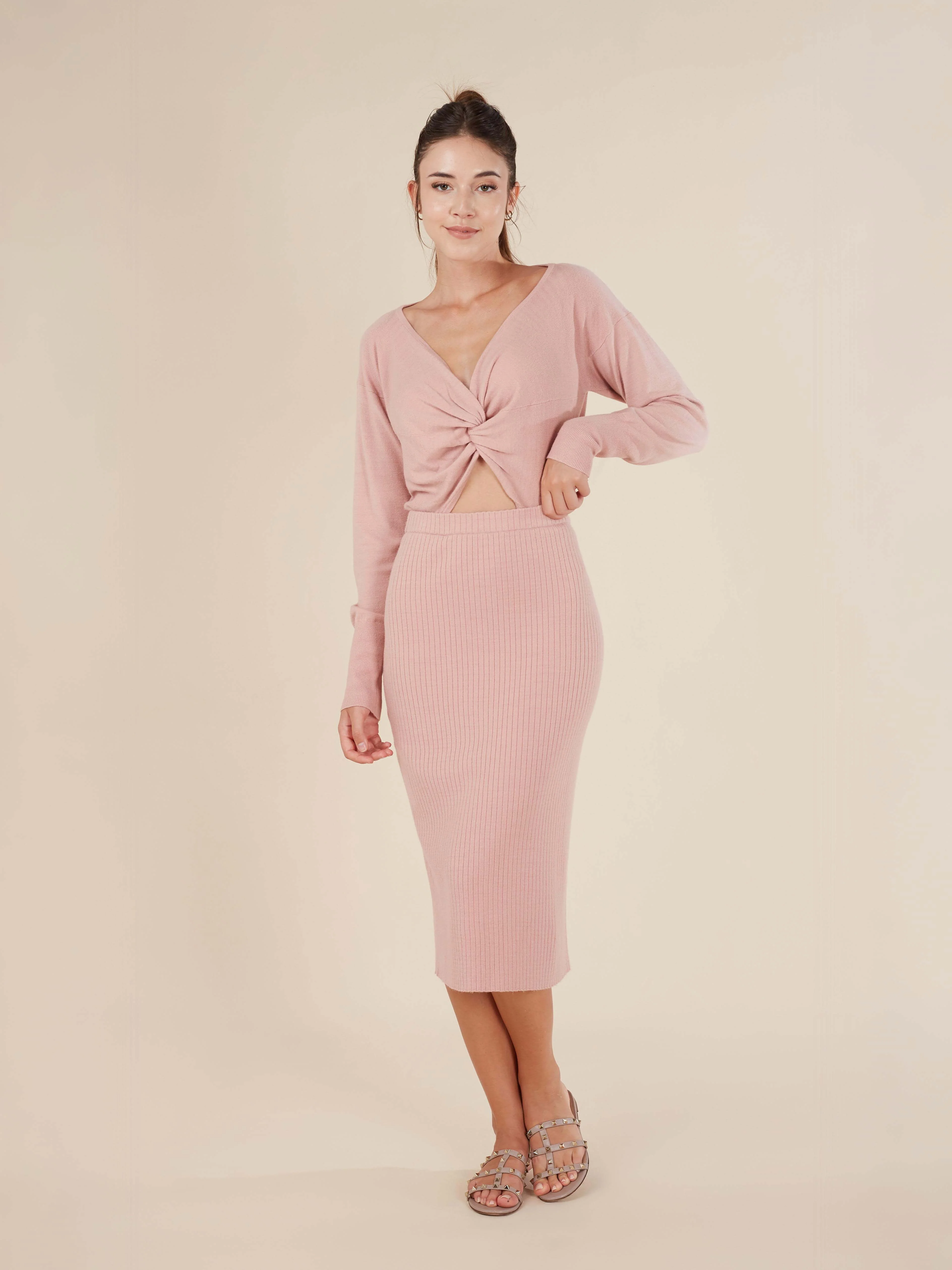 Reis Knitted Midi Skirt - Image 6