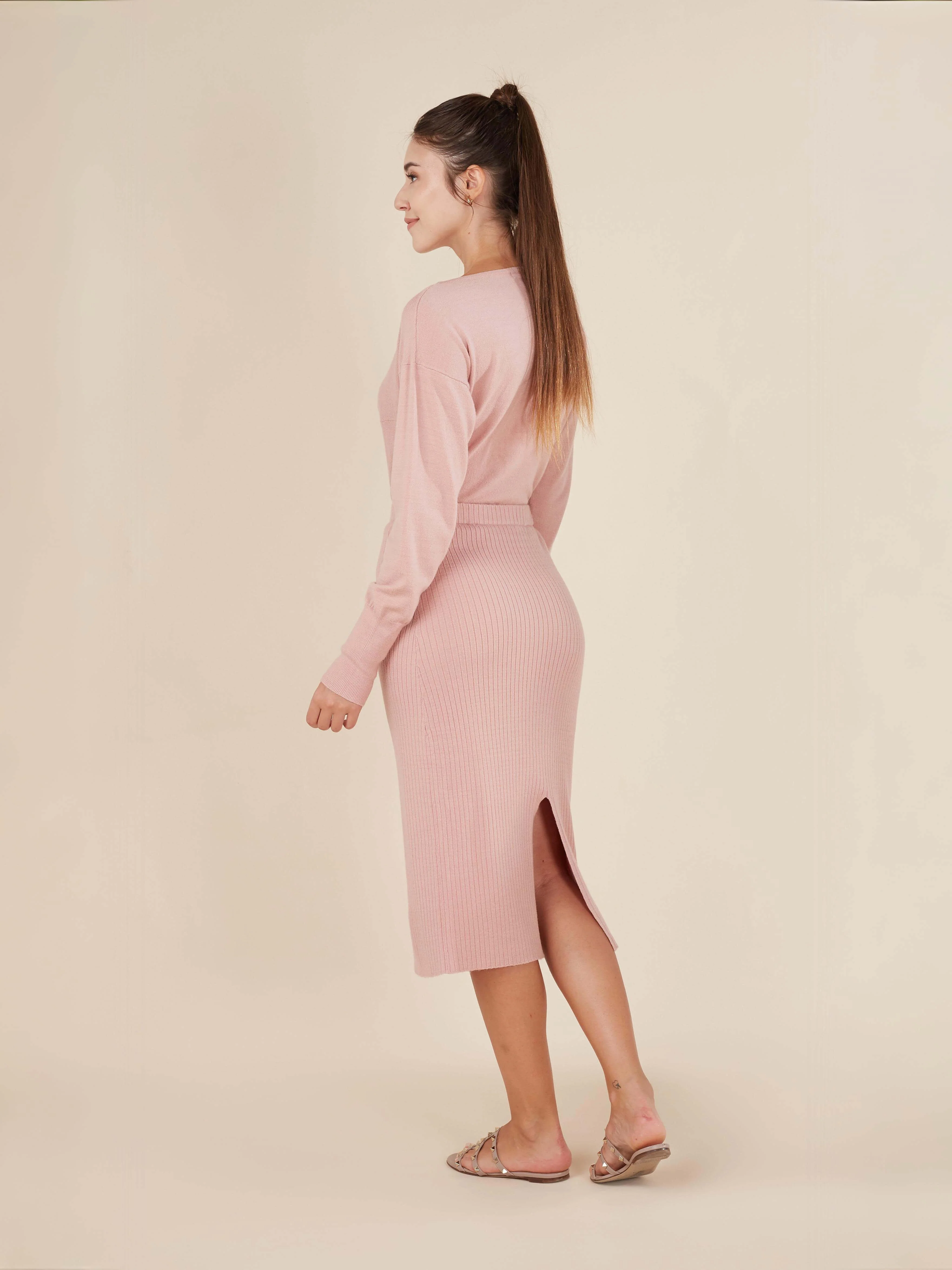 Reis Knitted Midi Skirt - Image 7