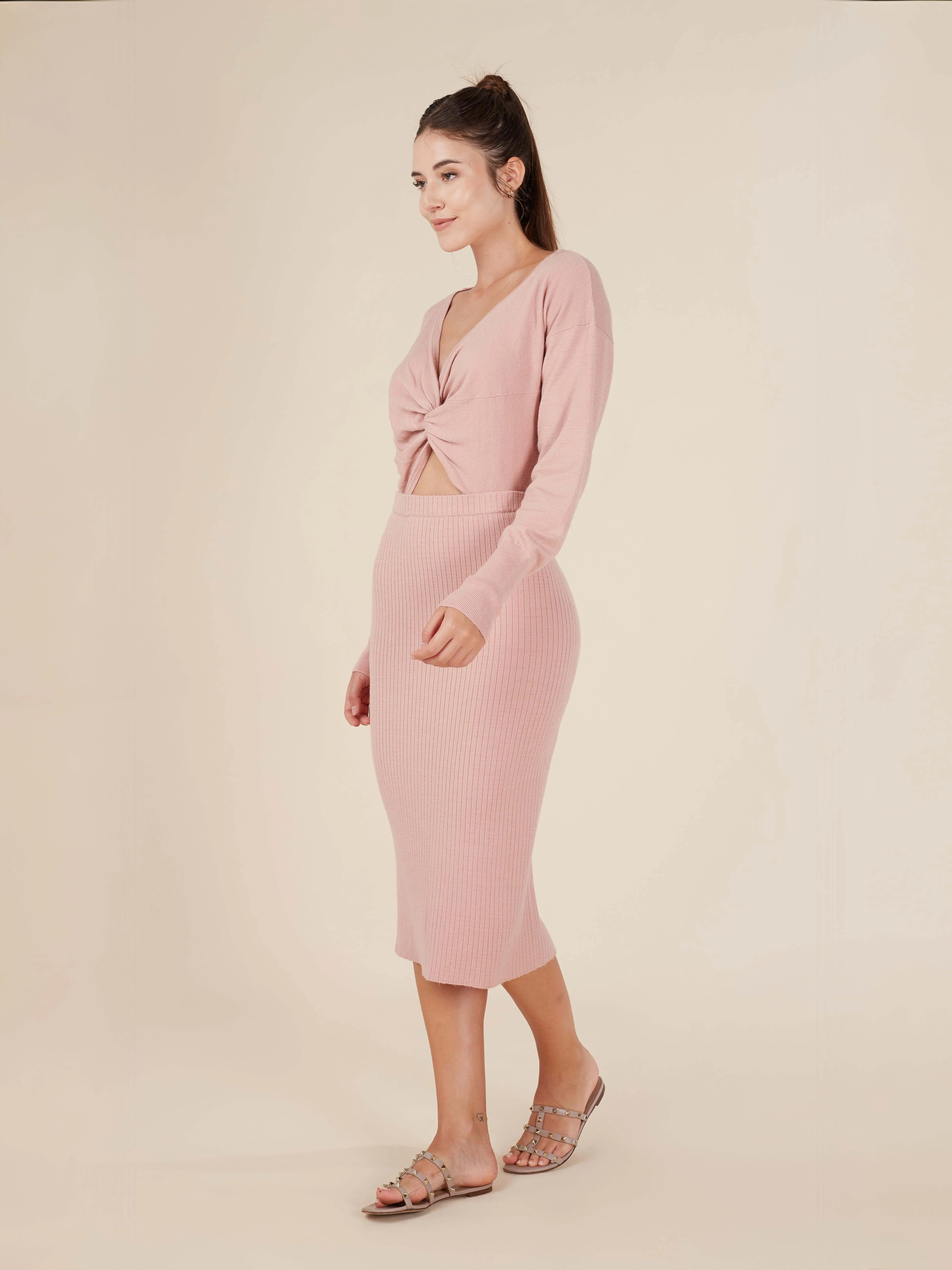 Reis Knitted Midi Skirt - Image 9
