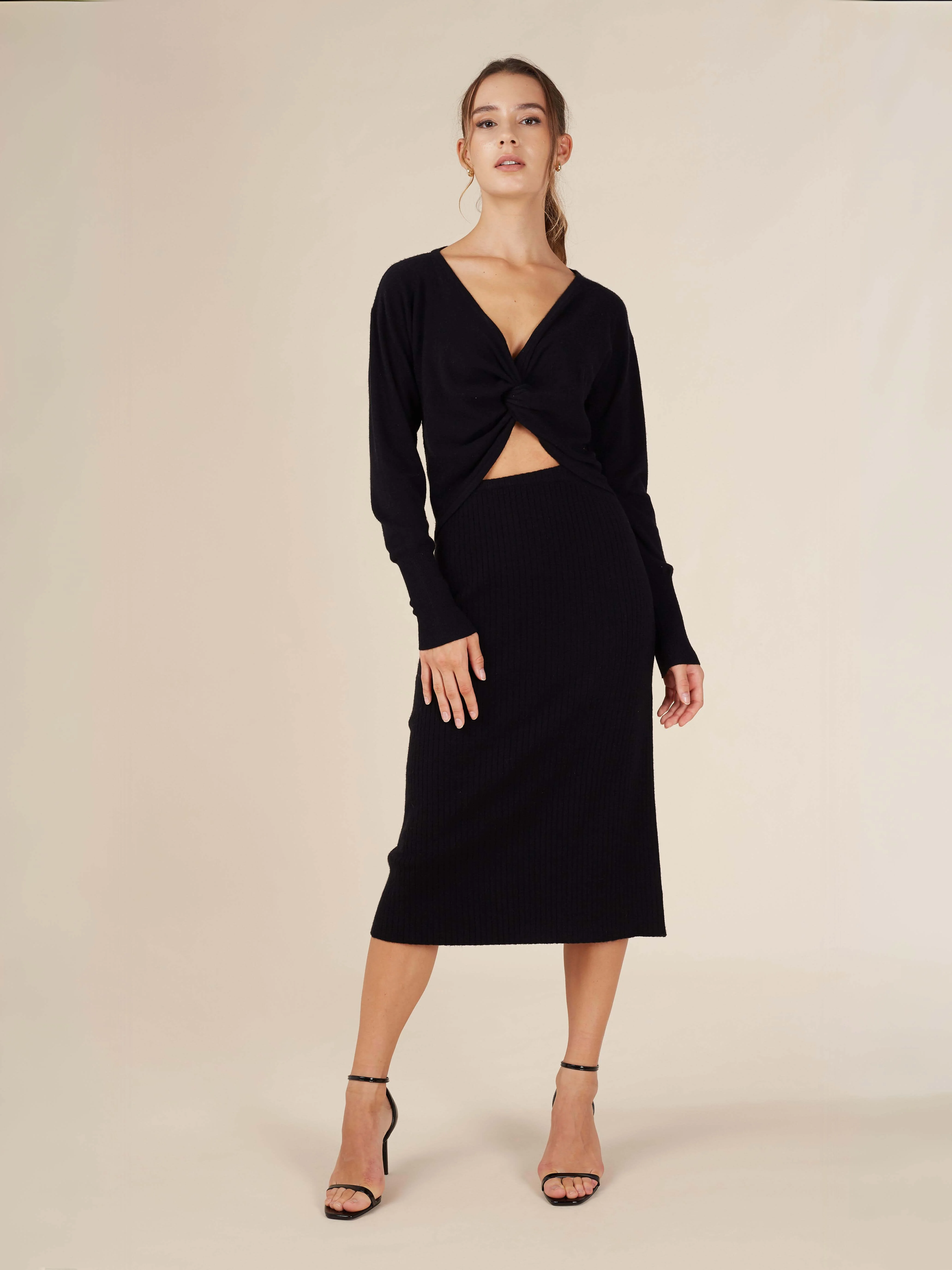 Reis Knitted Twist Front Top - Image 6