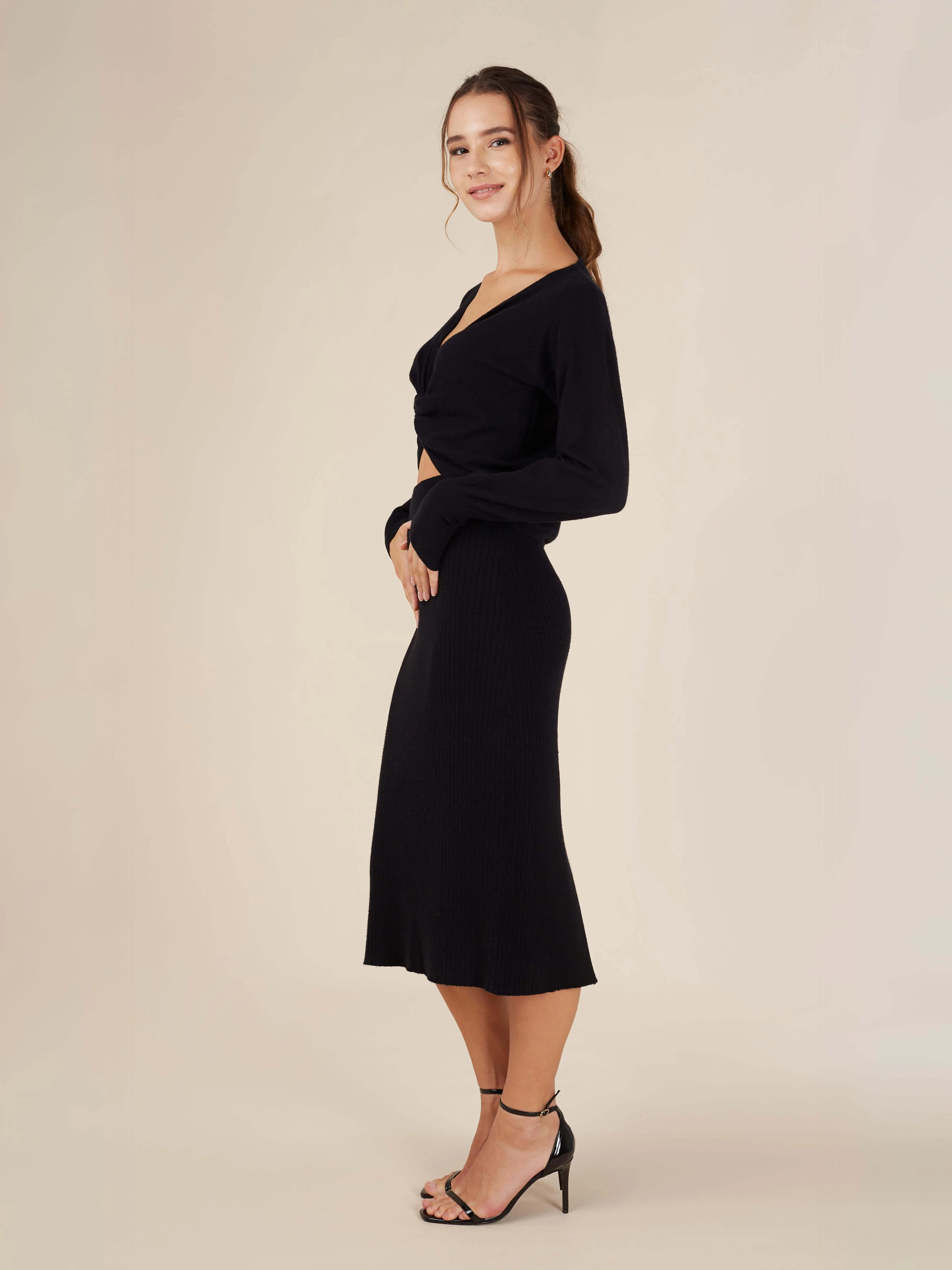 Reis Knitted Twist Front Top - Image 9
