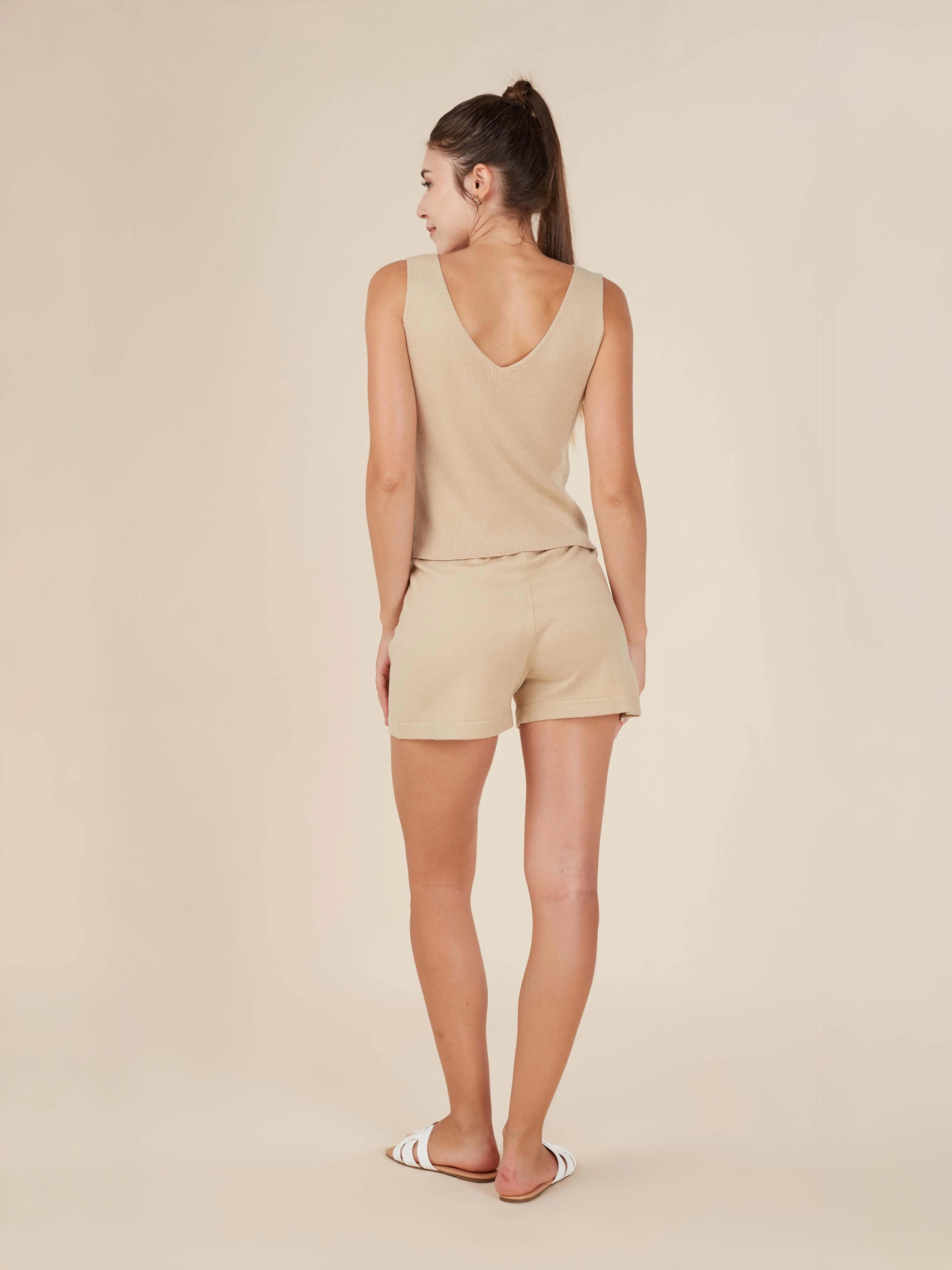 Reis Knitted V Neck Tank Top - Image 14