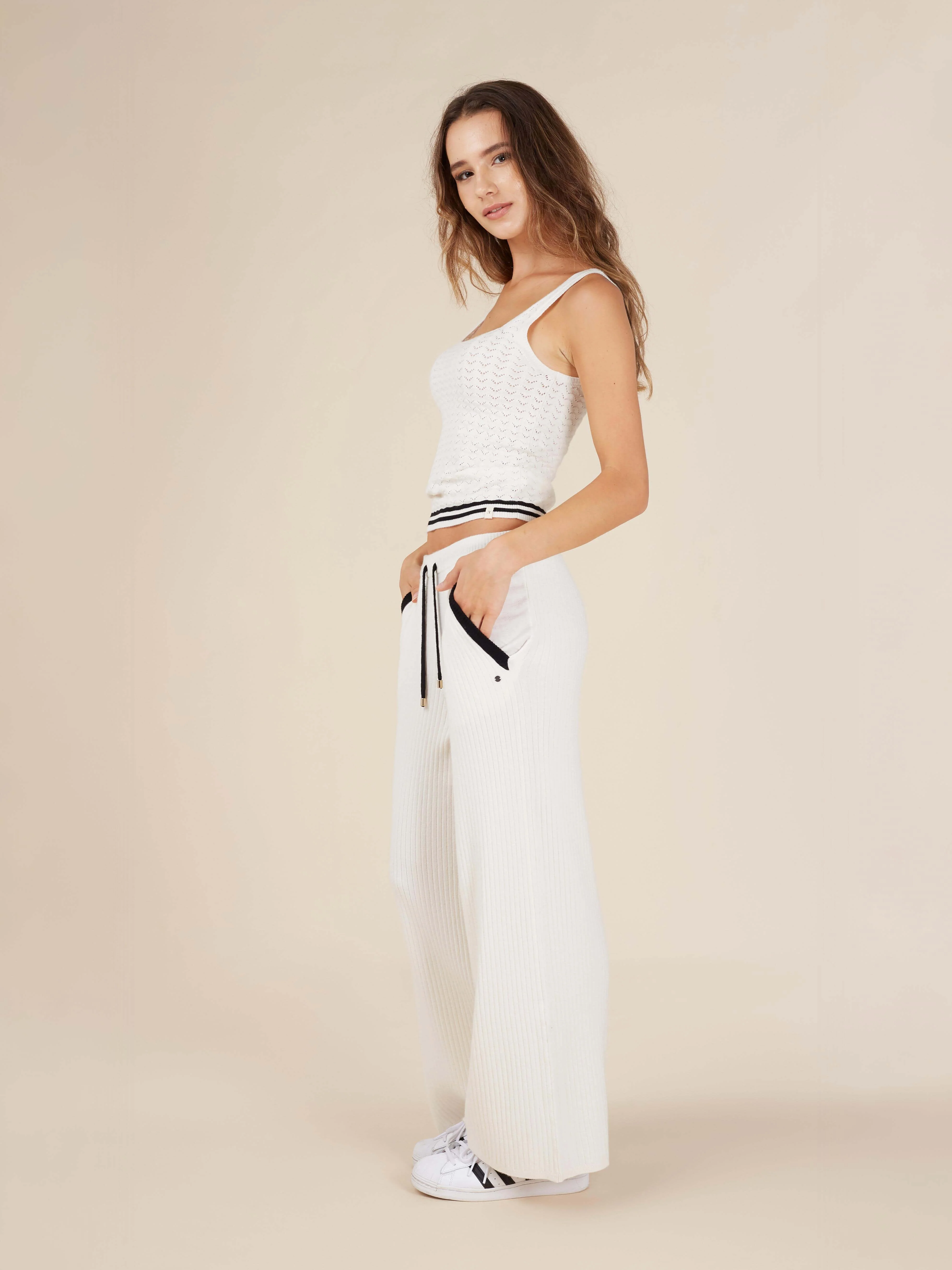 Reis Knitted Wide Leg Pants - Image 3