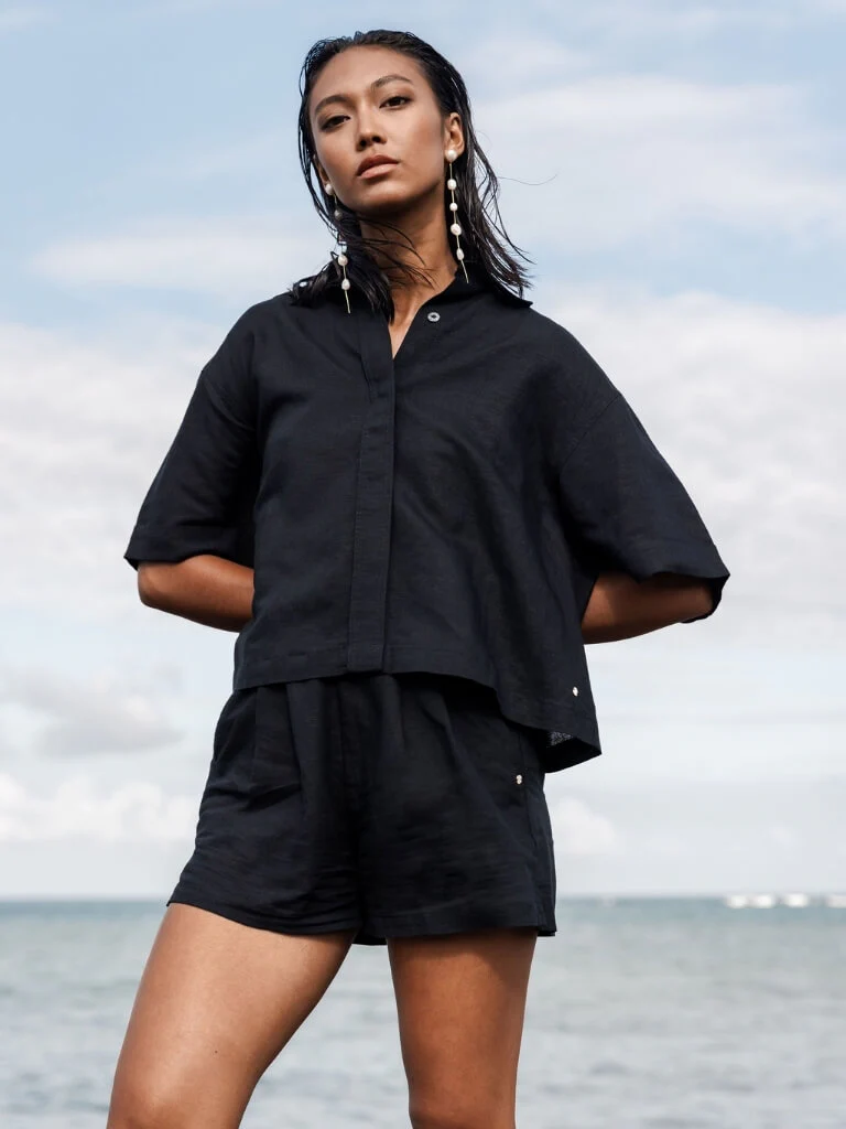 Terra Linen Lounge Shorts - Image 10