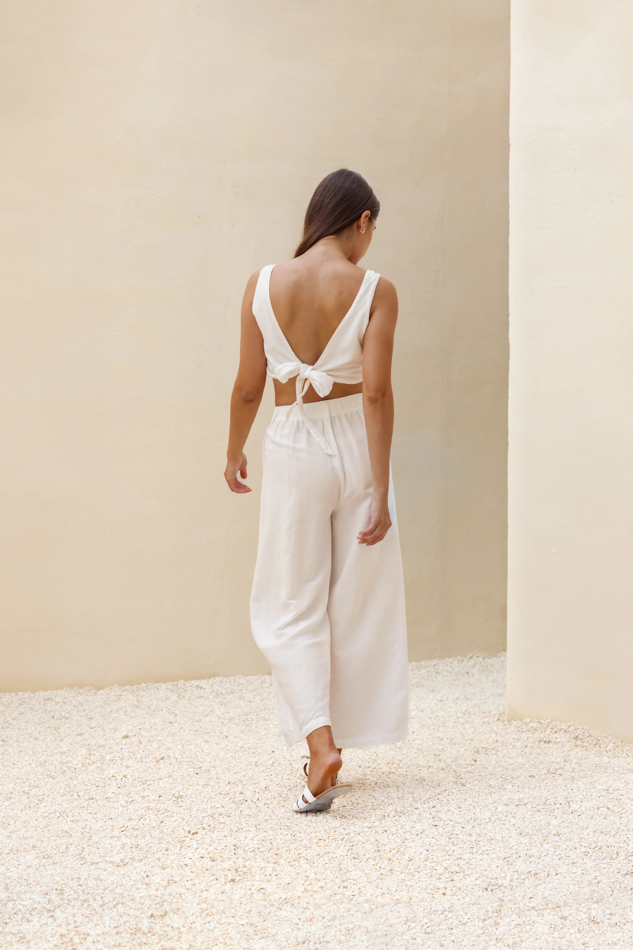Terra Linen Wrap Top - Image 2